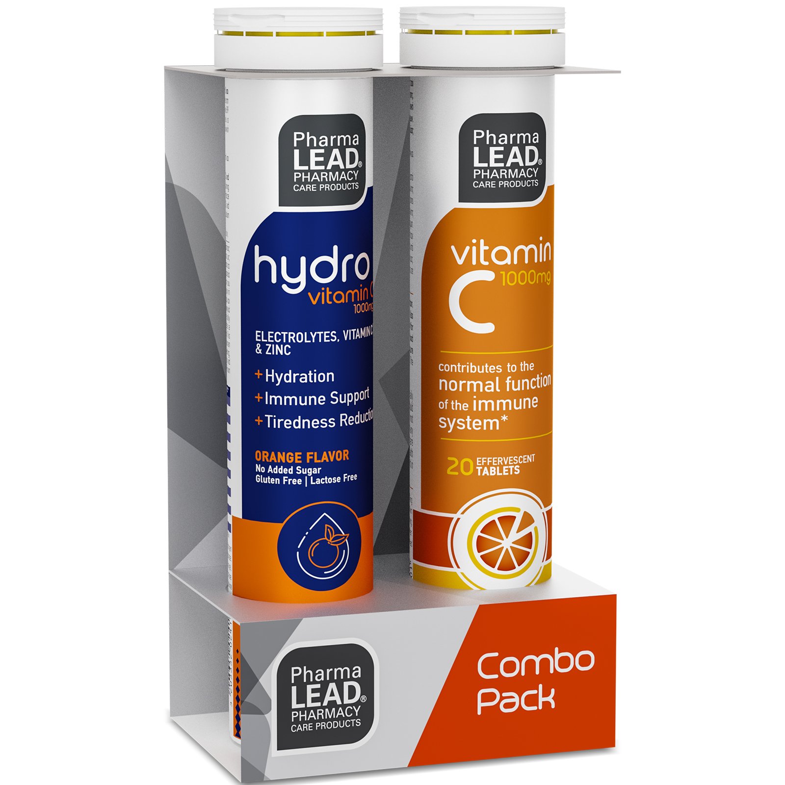 Pharmalead Promo Hydro Vitamin C 1000mg Orange 20 Effer.tabs & Δώρο Vitamin C 1000mg Orange 20 Effer.tabs