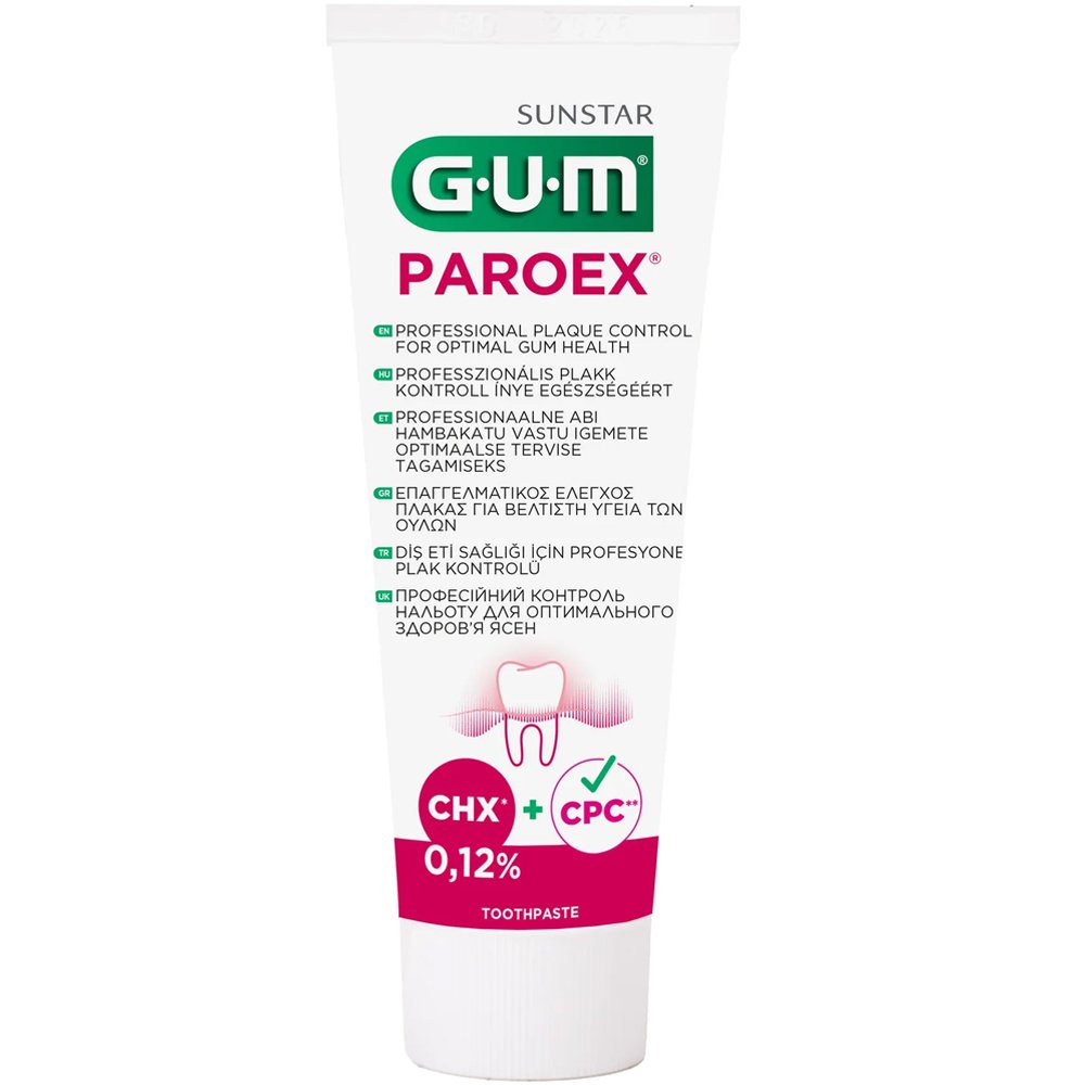 Gum 1790 Paroex Gel Intensive Action 0,12% CHX & 0,05% CPC,Οδοντόκρεμα για τον Έλεγχο της Οδοντικής Πλάκας & για την Βέλτιστη Υγεία των Ούλων