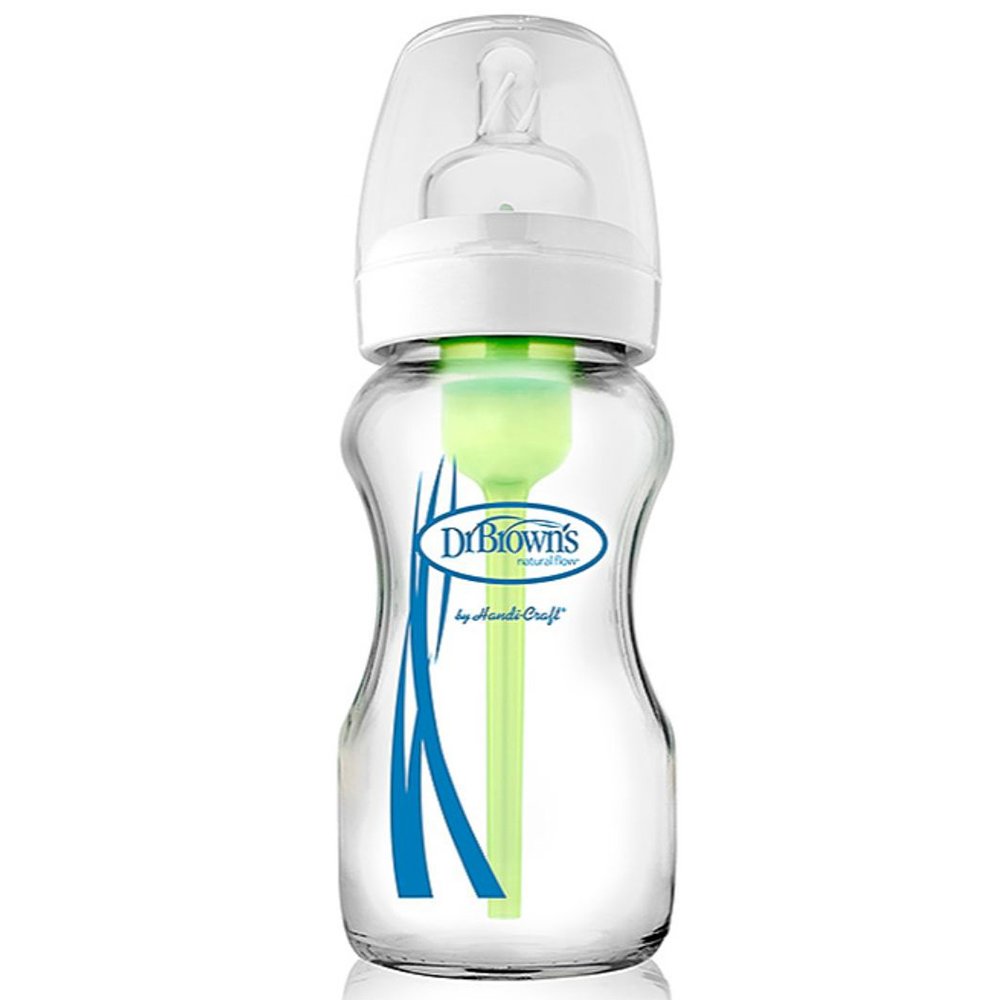 Dr Brown’s Μπιμπερό Γυάλινο Options+ Anti-colic 270ml 1τμχ