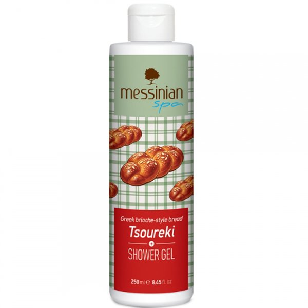 Messinian Spa Tsoureki Shower Gel Αφρόλουτρο με Εορταστικό Άρωμα Τσουρέκι 250ml