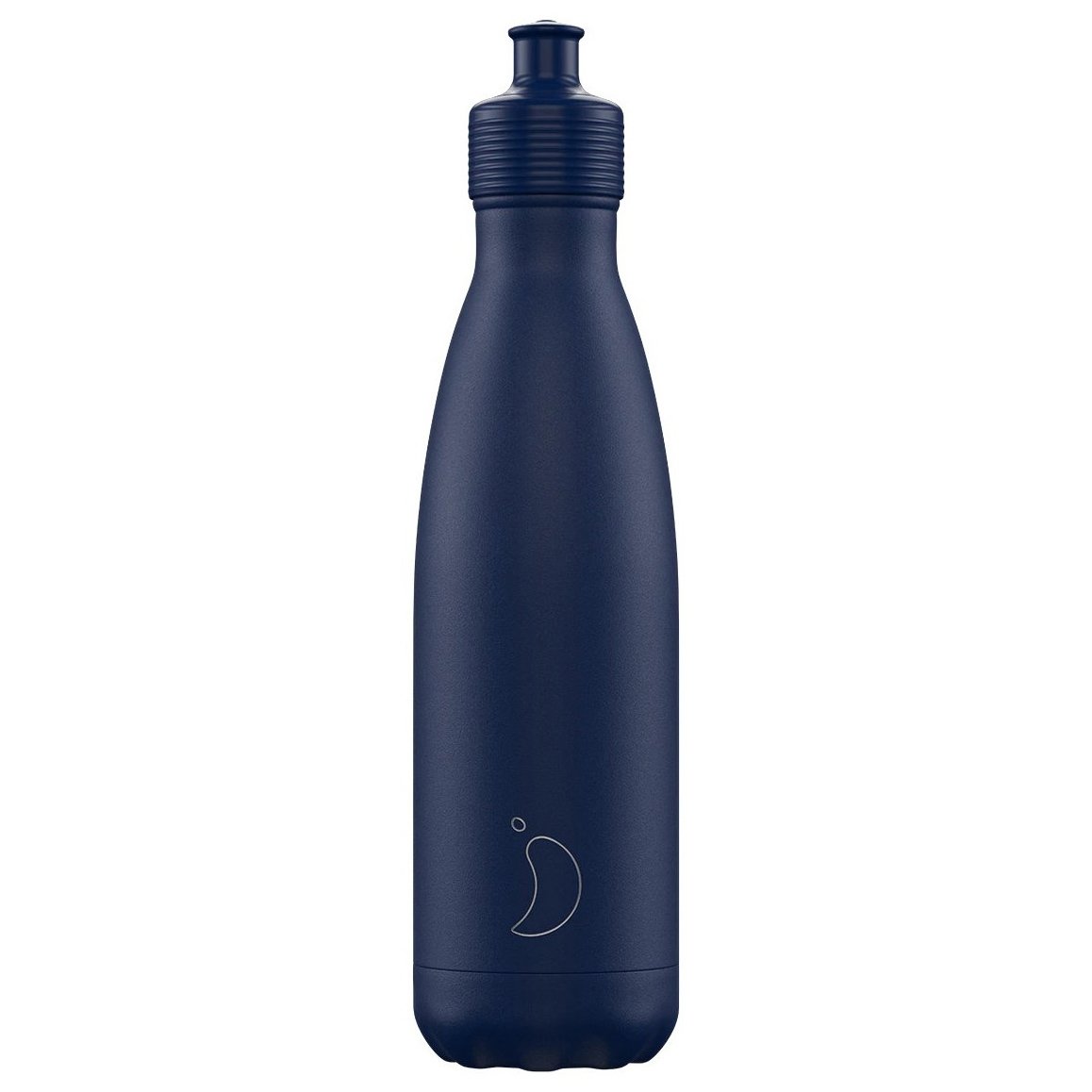 Chilly’s Sports Bottle Ανοξείδωτο Θερμός με Καπάκι Τύπου Sport για Ζεστά & Κρύα Ροφήματα 500ml – Matte Blue
