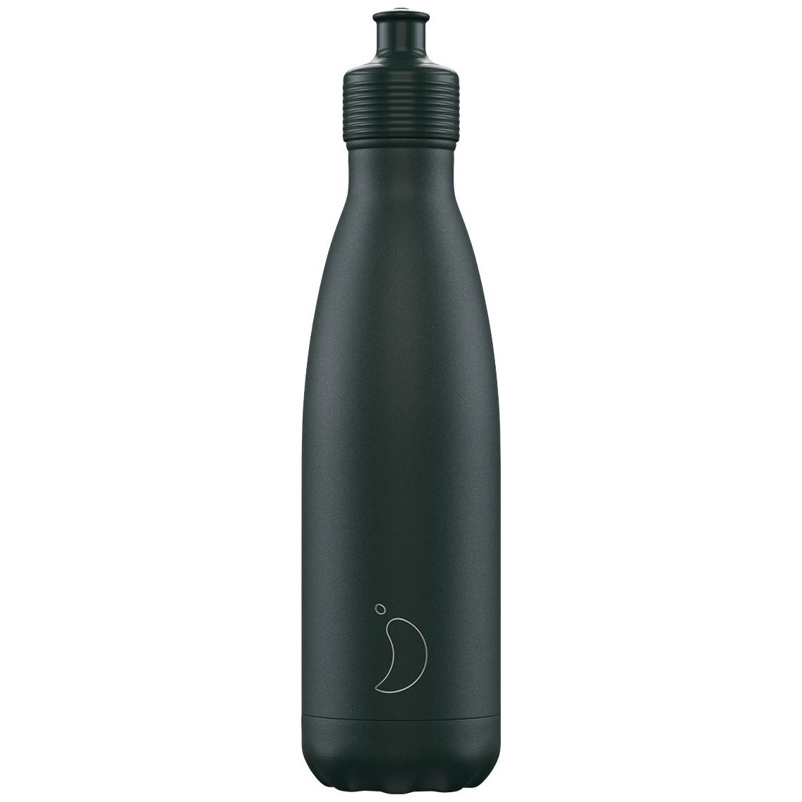 Chilly’s Sports Bottle Ανοξείδωτο Θερμός με Καπάκι Τύπου Sport για Ζεστά & Κρύα Ροφήματα 500ml – Matte Green