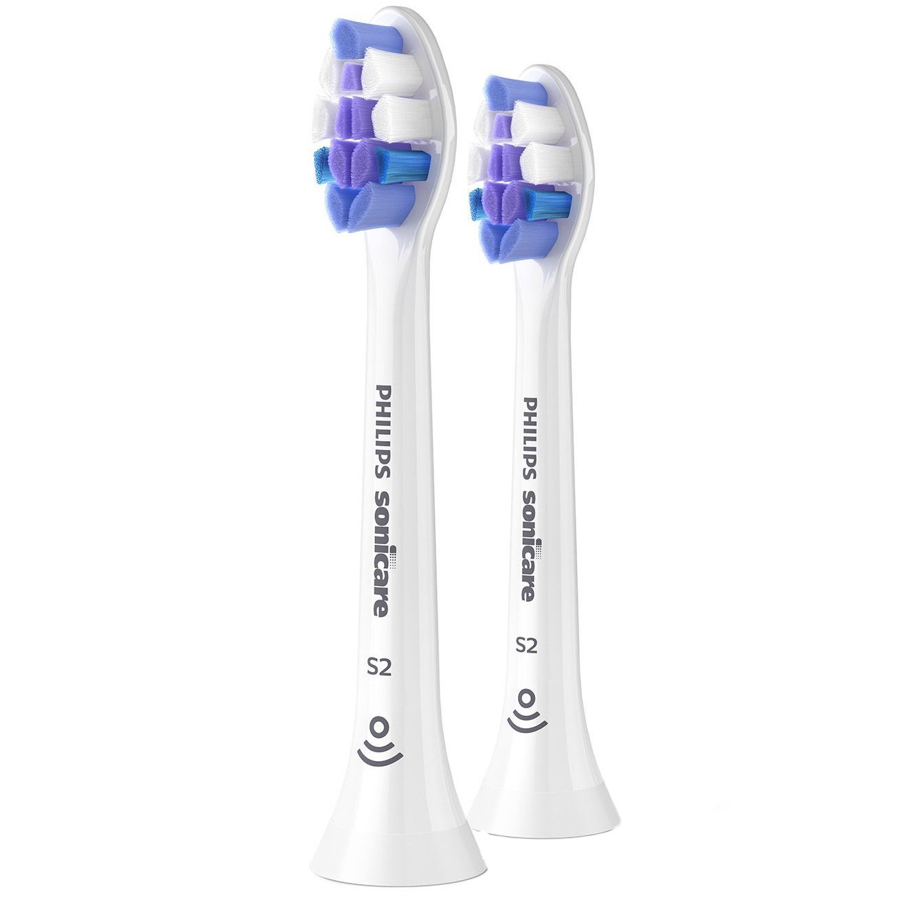 Philips Sonicare Philips Sonicare S2 Sensitive Replacement Head Ανταλλακτικές Κεφαλές Βουρτσίσματος για Εξαιρετικά Απαλό Καθαρισμό στα Ευαίσθητα Δόντια & Ούλα 2 Τεμάχια