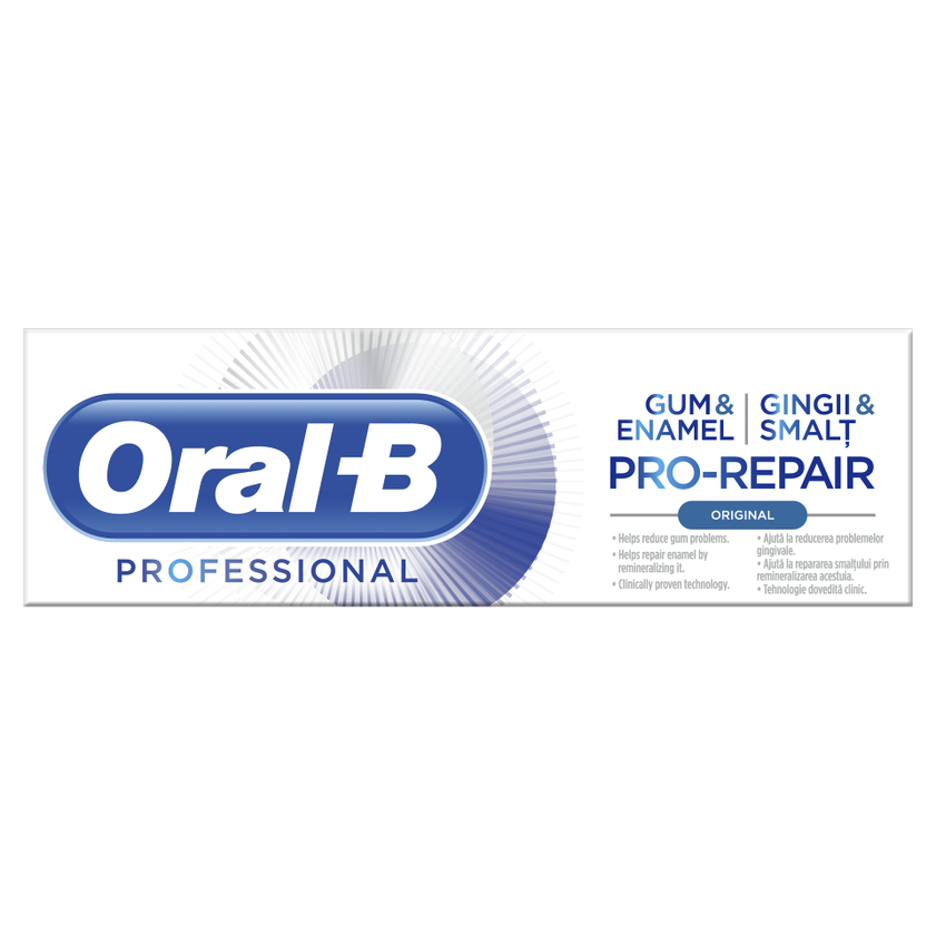 Oral-B Professional Gum & Enamel Pro-Repair Original Οδοντόπαστα για Ευαίσθητα Ούλα & Αναδόμηση του Σμάλτου 75ml
