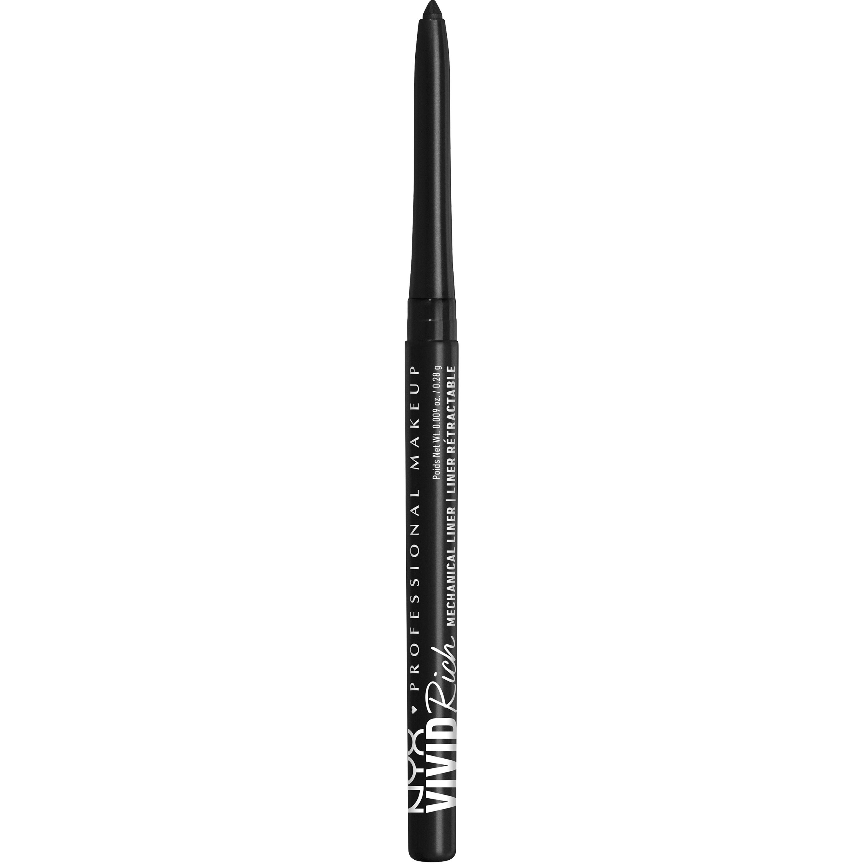 Nyx Professional Makeup Vivid Rich Mechanical Pencil 01 Amber Stunner Μολύβι Ματιών με Ματ Αποτέλεσμα 1 Τεμάχιο - 16 Always Onyx