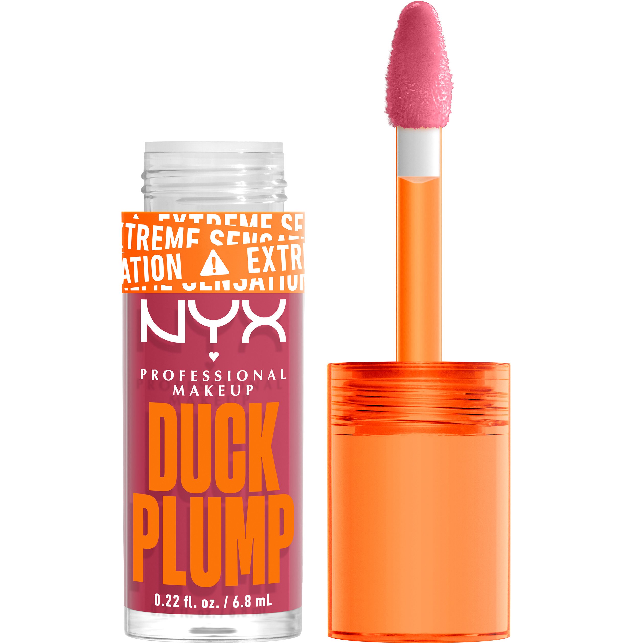 Nyx Professional Makeup Duck Plump Extreme Sensation Plumping Gloss Lip Gloss με Πικάντικο Τζίντζερ για Σαρκώδη Χείλη 7ml - 09 Strike a Rose
