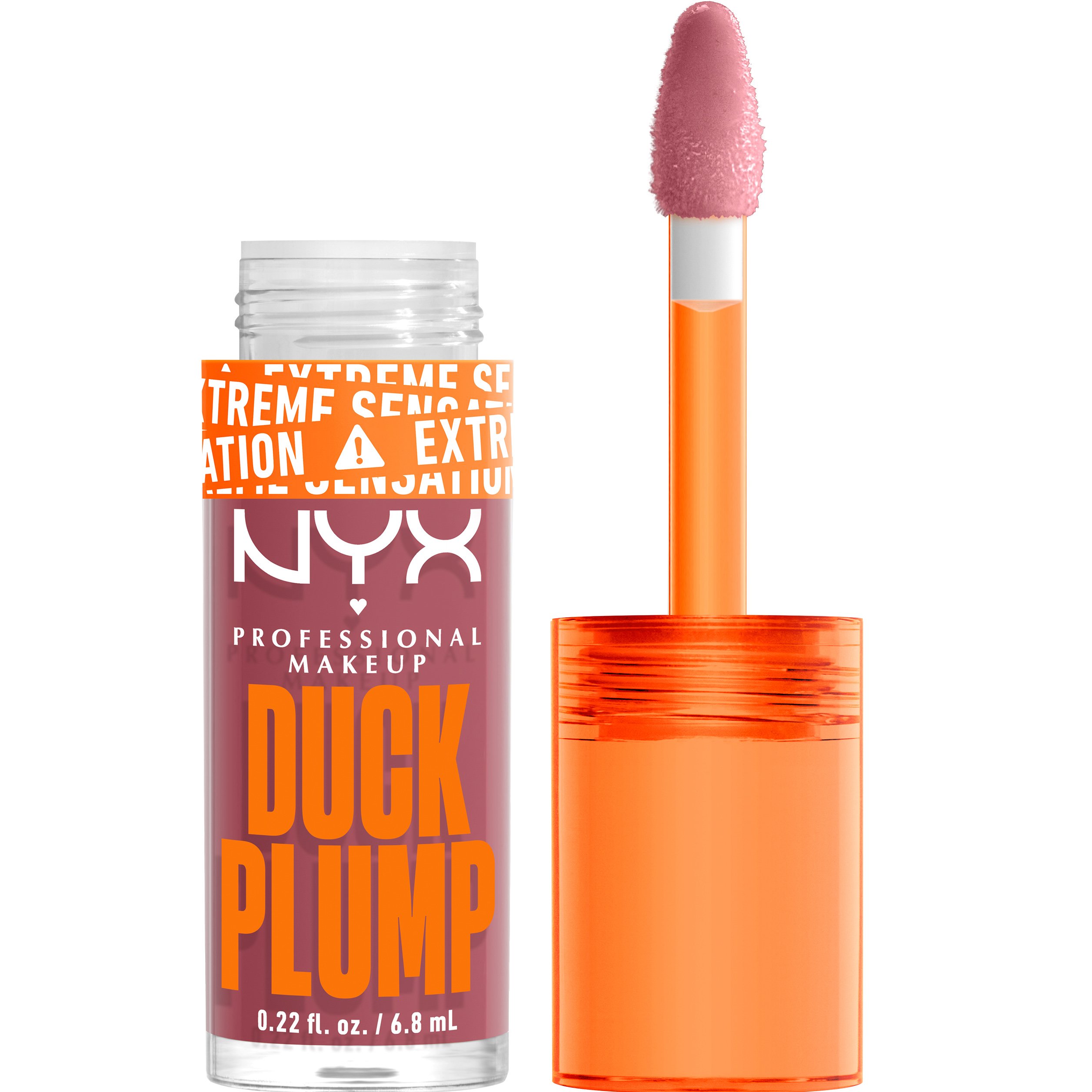 Nyx Professional Makeup Duck Plump Extreme Sensation Plumping Gloss Lip Gloss με Πικάντικο Τζίντζερ για Σαρκώδη Χείλη 7ml - 10 Lilac on Lock