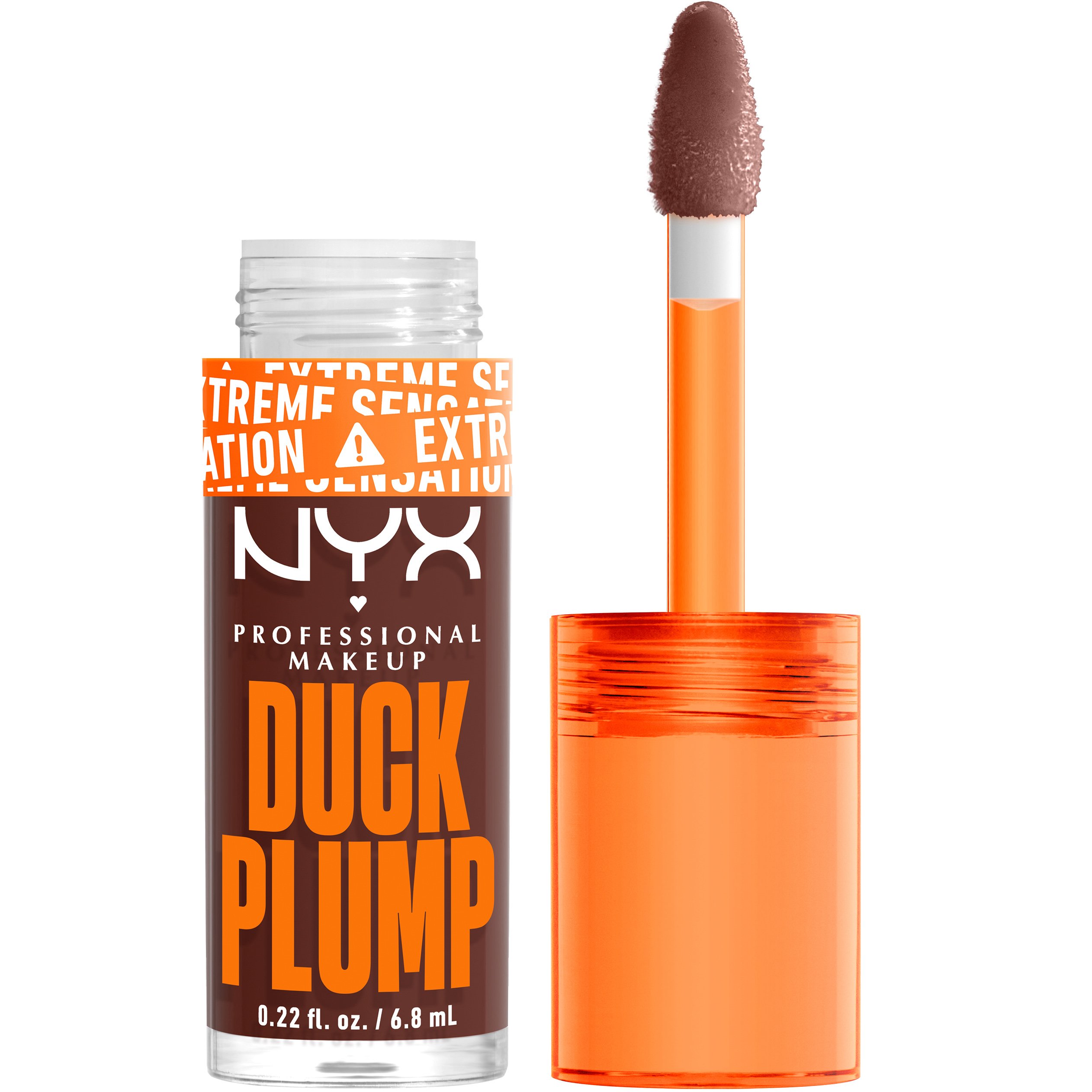 NYX Professional Makeup Nyx Professional Makeup Duck Plump Extreme Sensation Plumping Gloss Lip Gloss με Πικάντικο Τζίντζερ για Σαρκώδη Χείλη 7ml - 15 Twice the Spice