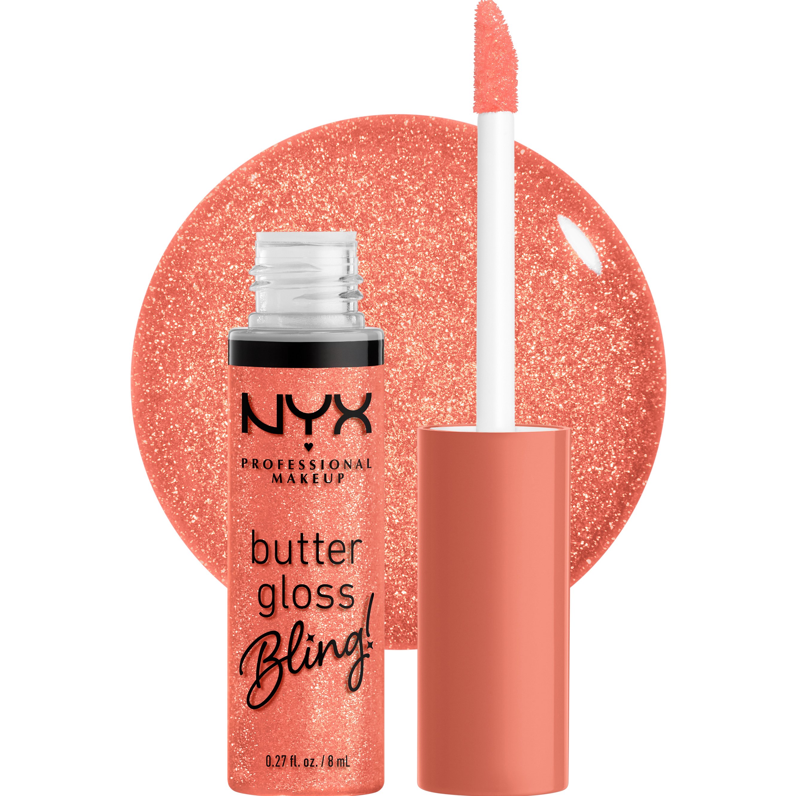 Nyx Professional Makeup Butter Gloss Bling! Απαλό & Μεταξένιο Lip Gloss για Λαμπερά Χείλη 8ml - 02 Dripped Out