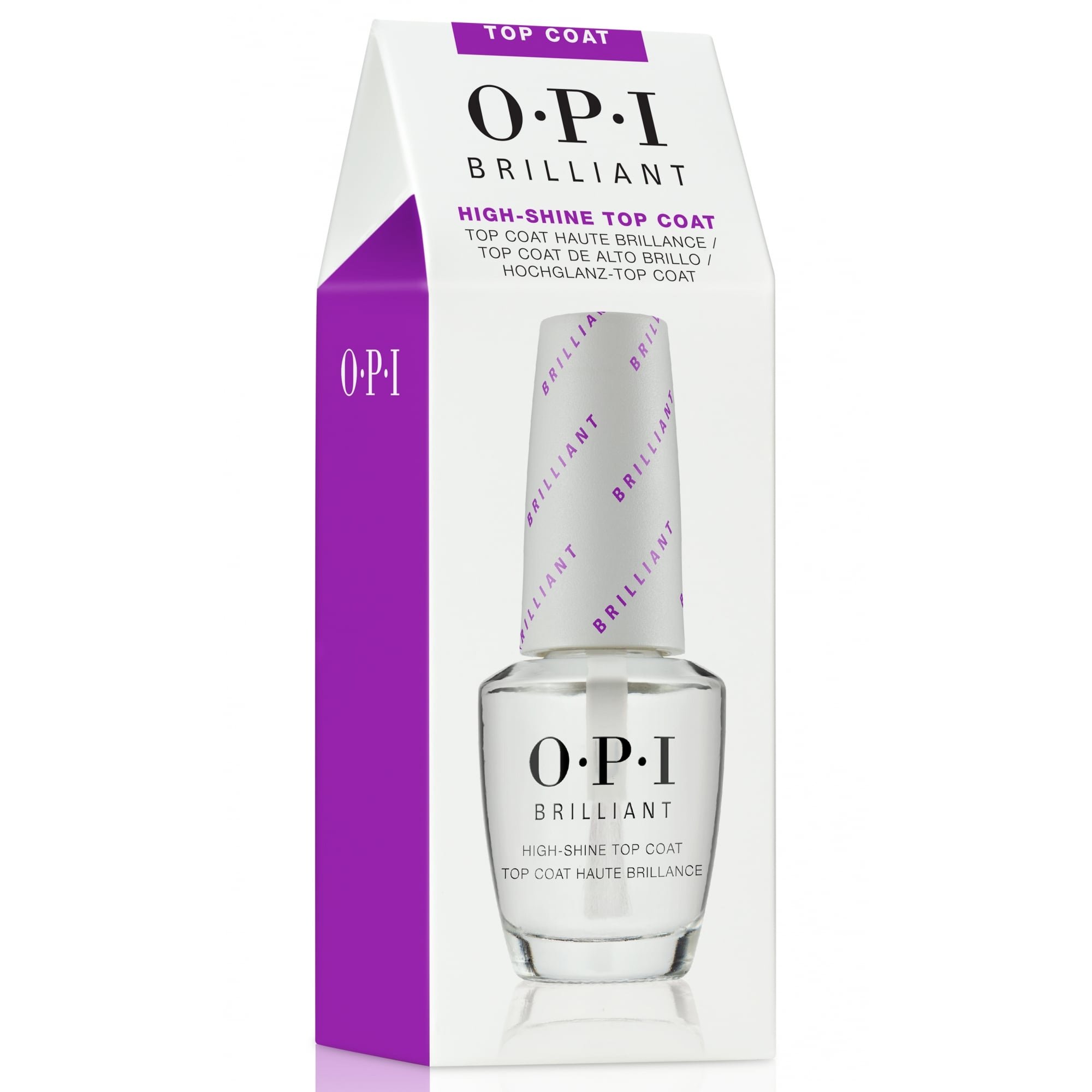 Opi Brilliant High – Shine Top Coat Γυαλιστικό Νυχιών για Προστασία & Ανάδειξη Χρώματος με Λαμπερό Φινίρισμα 15ml