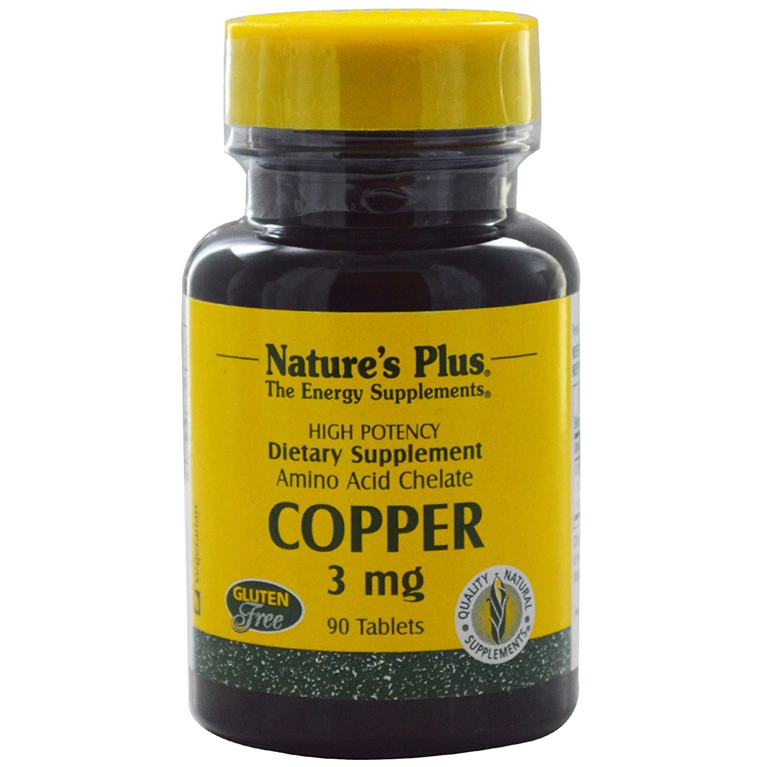 Nature’s Plus Copper 3mg Συμπλήρωμα Διατροφής με Χηλικό Χαλκό για Ενίσχυση του Ανοσοποιητικού Συστήματος 90 tabs