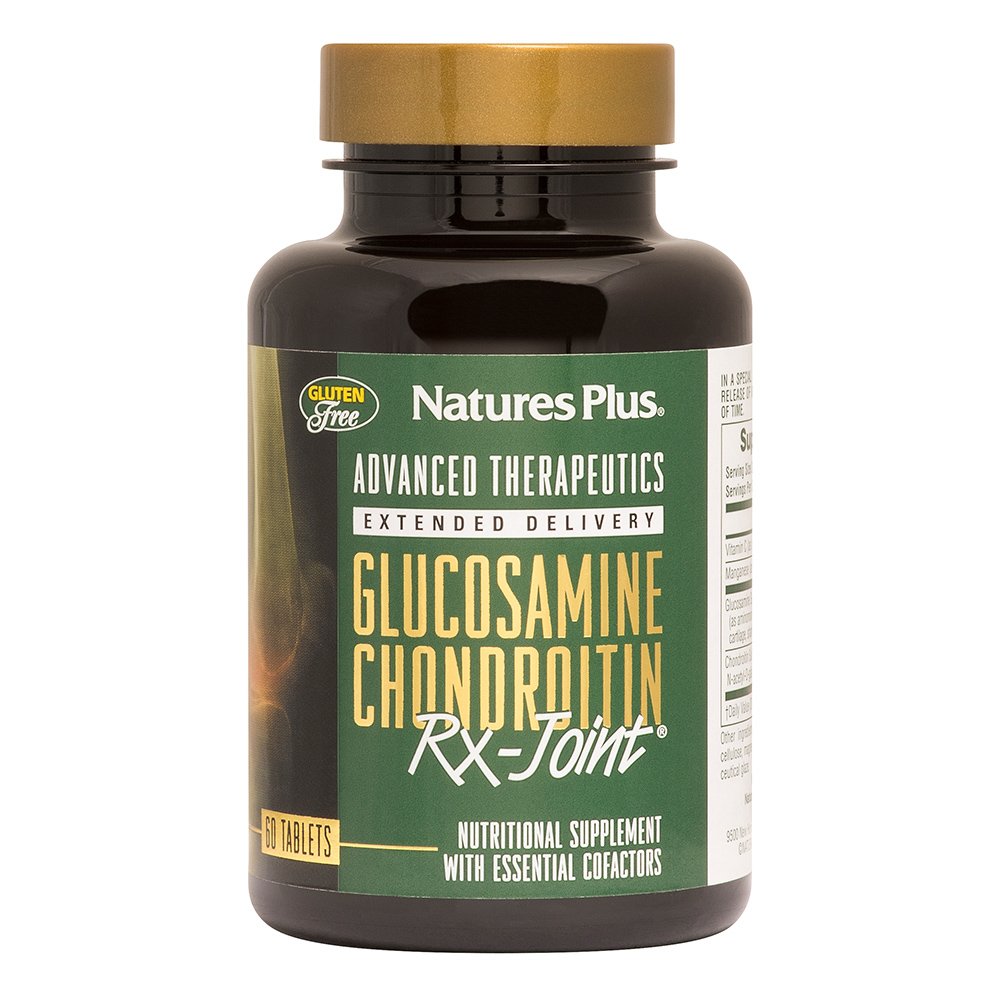 Natures Plus RX Joint Glucosamine Chondroitin Συμπλήρωμα Διατροφής για την Υγεία αρθρώσεων 60tabs