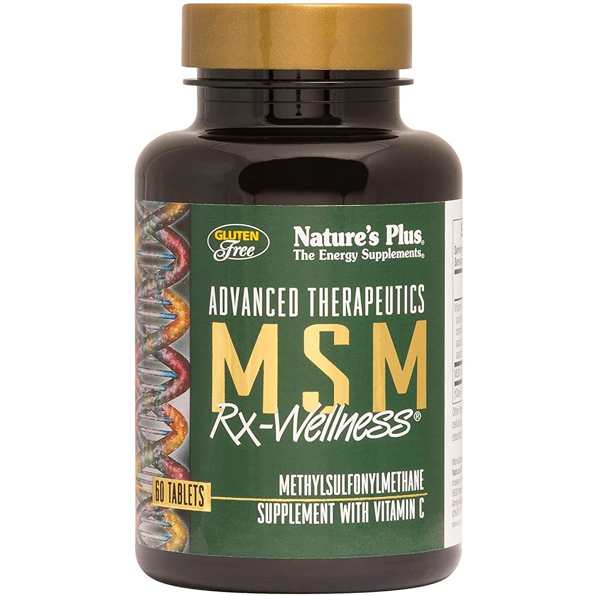 Nature’s Plus MSM Rx Wellness Φόρμουλα με Οργανικό Θειο για την Καλή υγεία των Μαλλιών, των Αρθρώσεων & των Νυχιών 60caps
