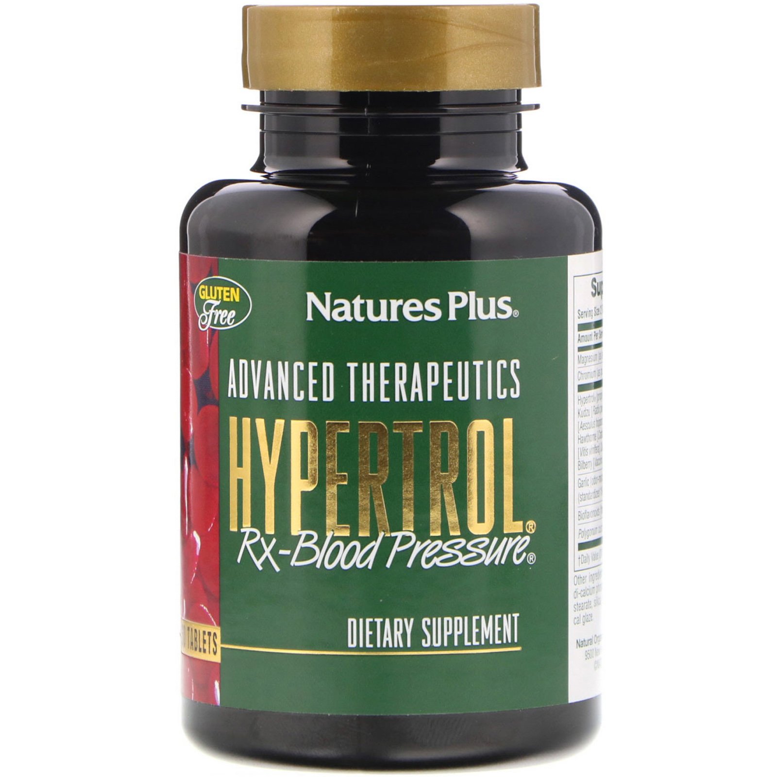 Nature’s Plus Hypertrol Συμπλήρωμα Διατροφής για Διατήρηση Υγιής Αρτηριακής Πίεσης 60tabs