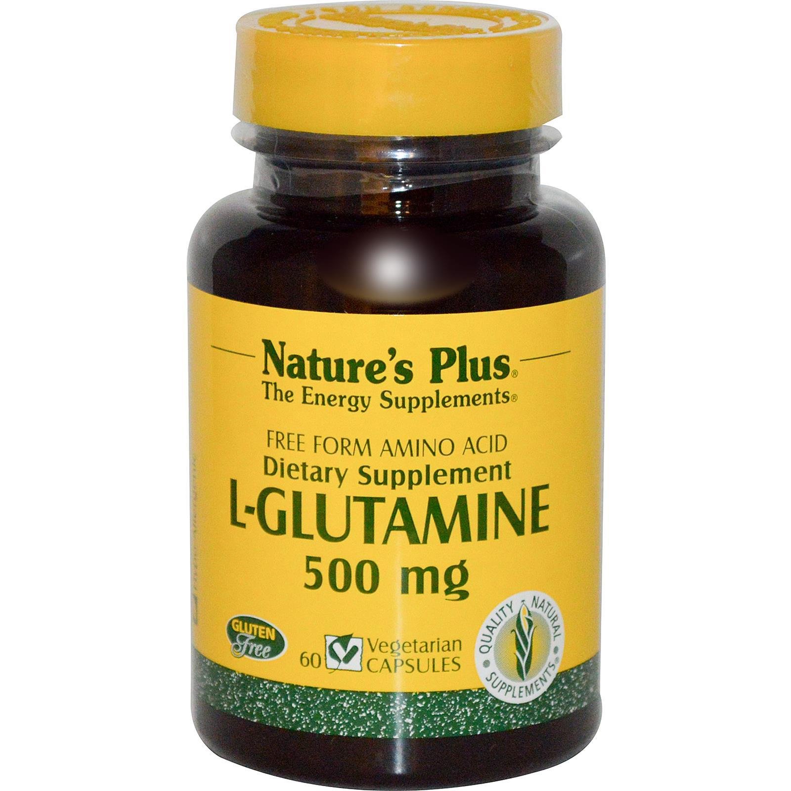 Nature’s Plus L Glutamine 500mg Συμπλήρωμα Γλουταμίνης 60 caps