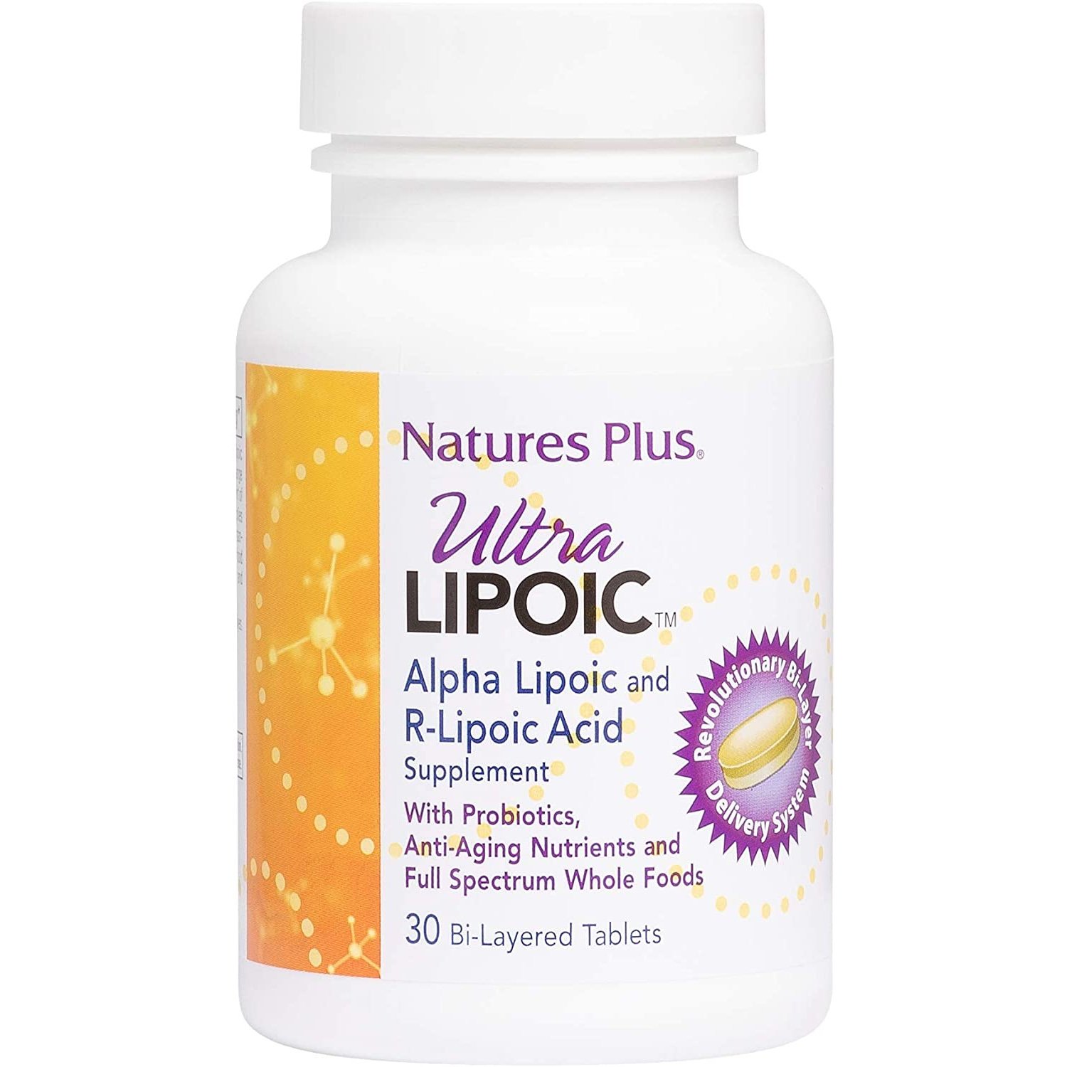 Nature’s Plus Ultra Lipoic Πρωτοποριακή Αντιοξειδωτική – Αντιγηραντική Φόρμουλα με Αναζωογονητικές Ιδιότητες 30 tabs