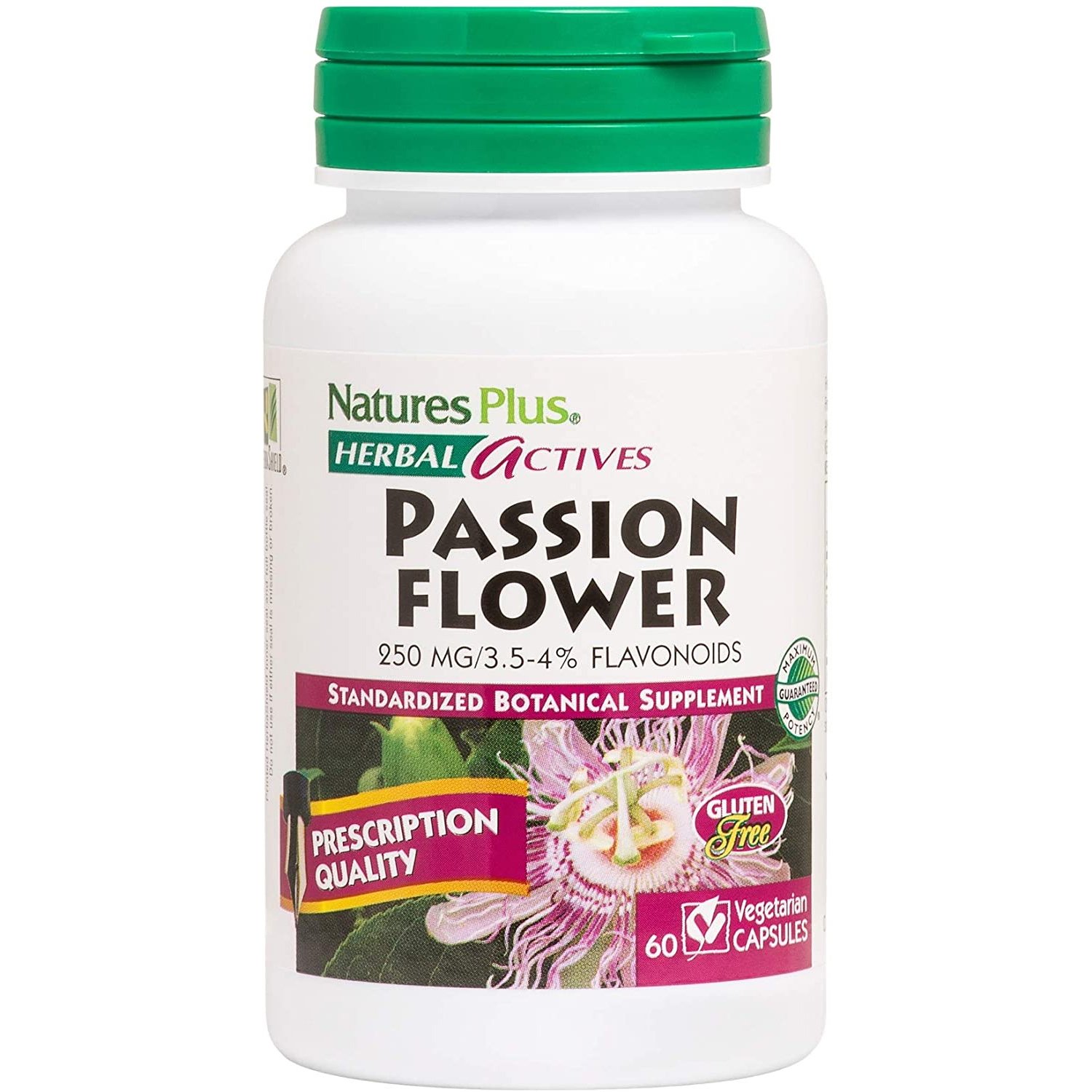 Nature’s Plus Passion Flower 250 mg Συμπλήρωμα Διατροφής από Εκχύλισμα Λουλουδιού του Πάθους με Χαλαρωτικές Ιδιότητες 60caps