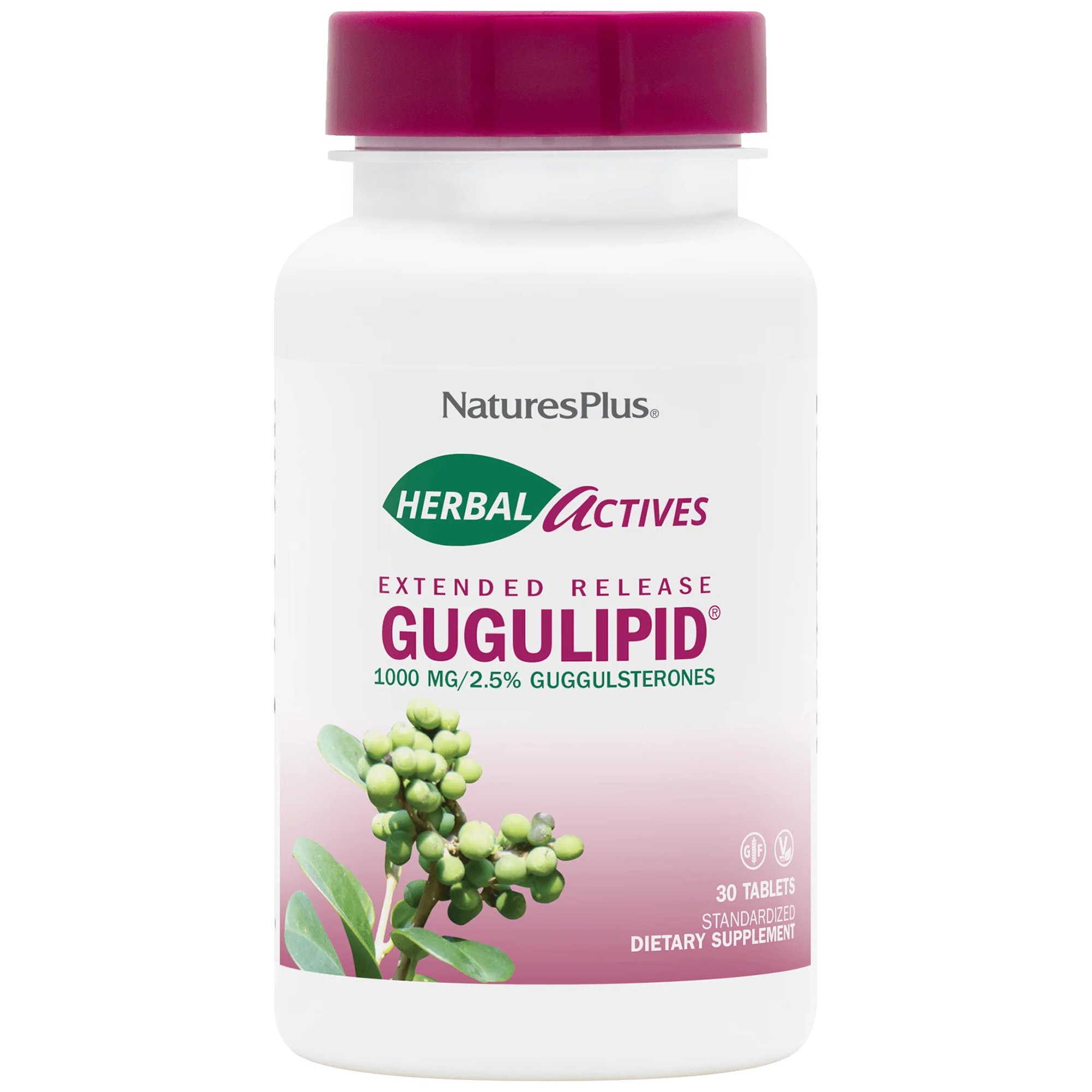 Natures Plus Gugulipid 1000mg Συμπλήρωμα Διατροφής Συμπυκνωμένου Εκχυλίσματος του Βοτάνου Commiphora Mukul για την Καλή Υγεία του Καρδιαγγειακού Συστήματος, Έλεγχο της Κακής Χοληστερόλης & Προστασία από την Αθηρωμάτωση 30tabs