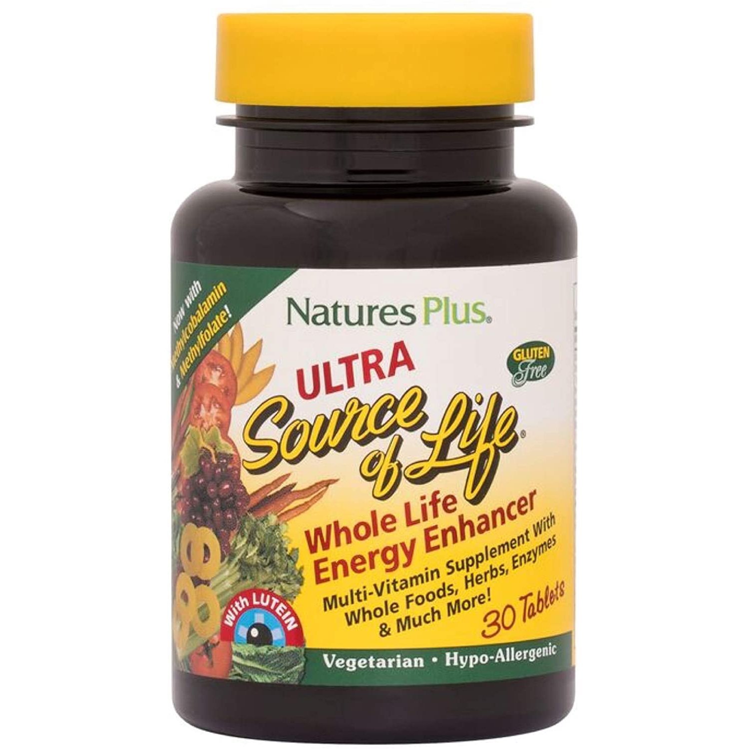 Natures Plus Ultra Source Of Life Συμπλήρωμα Διατροφής για Τόνωση & Ενέργεια του Οργανισμού 30tabs