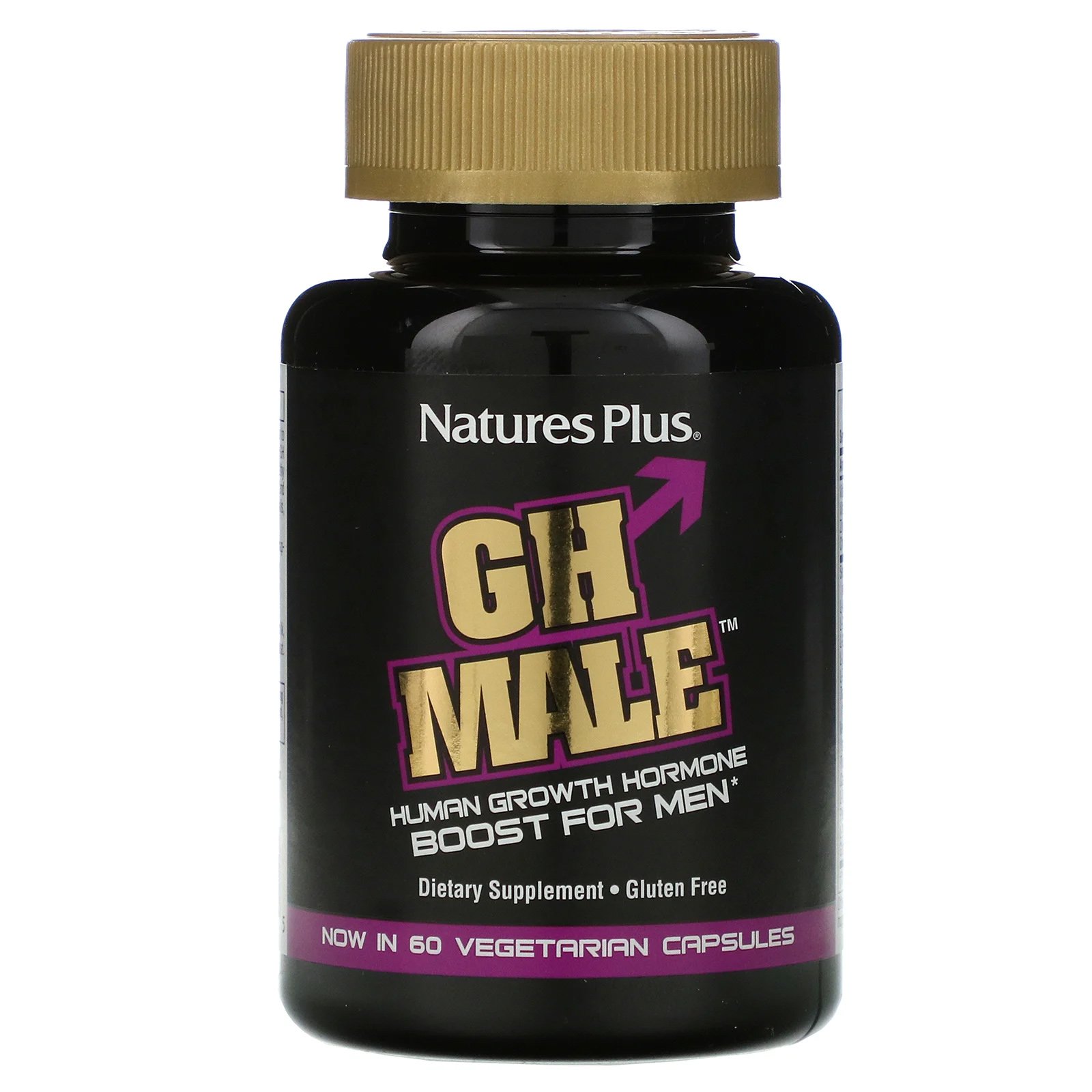 Natures Plus GH Male Boost for Men Συμπλήρωμα Διατροφής για τη Φυσική Διέγερση της Ενδογενούς Αυξητικής Ορμόνης 60veg.caps