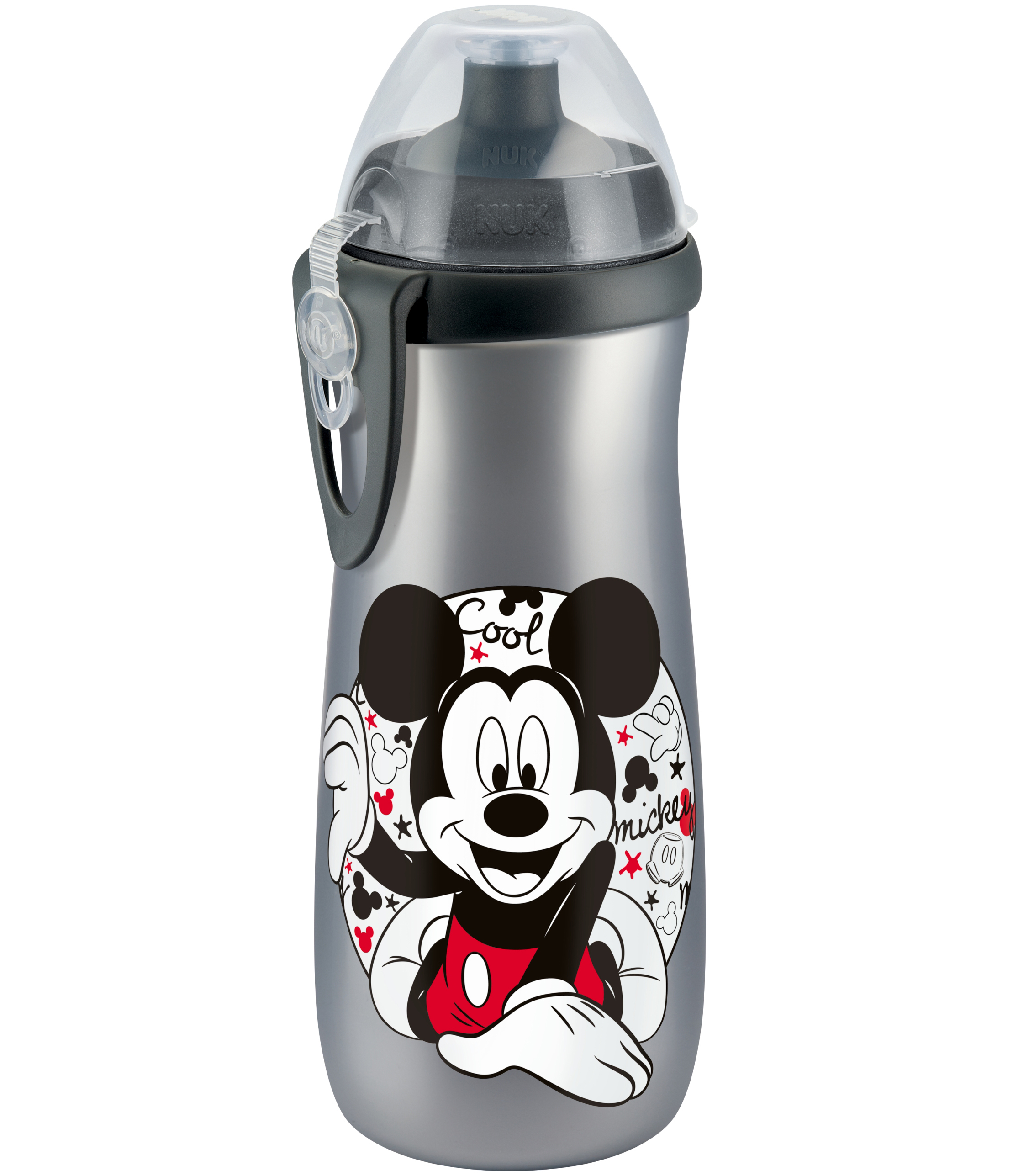 Nuk Sports Cup Mickey Παγουράκι Πολυπροπυλενίου BPA Free 450ml – κόκκινο