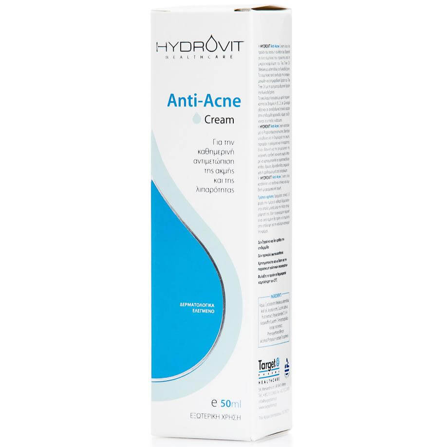 Target Pharma Hydrovit Anti-Acne Cream Κρέμα για Ακμή 50ml