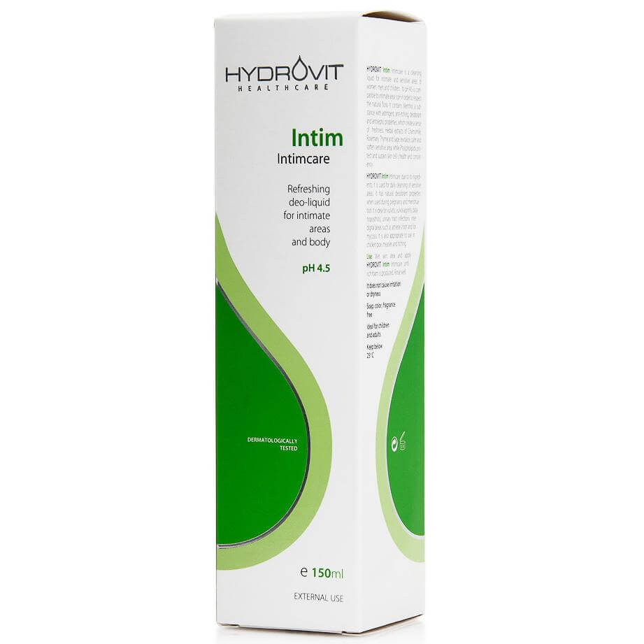 Hydrovit Intim Intimcare Ph 4,5 για την Ευαίσθητη Περιοχή και το Σώμα 150ml