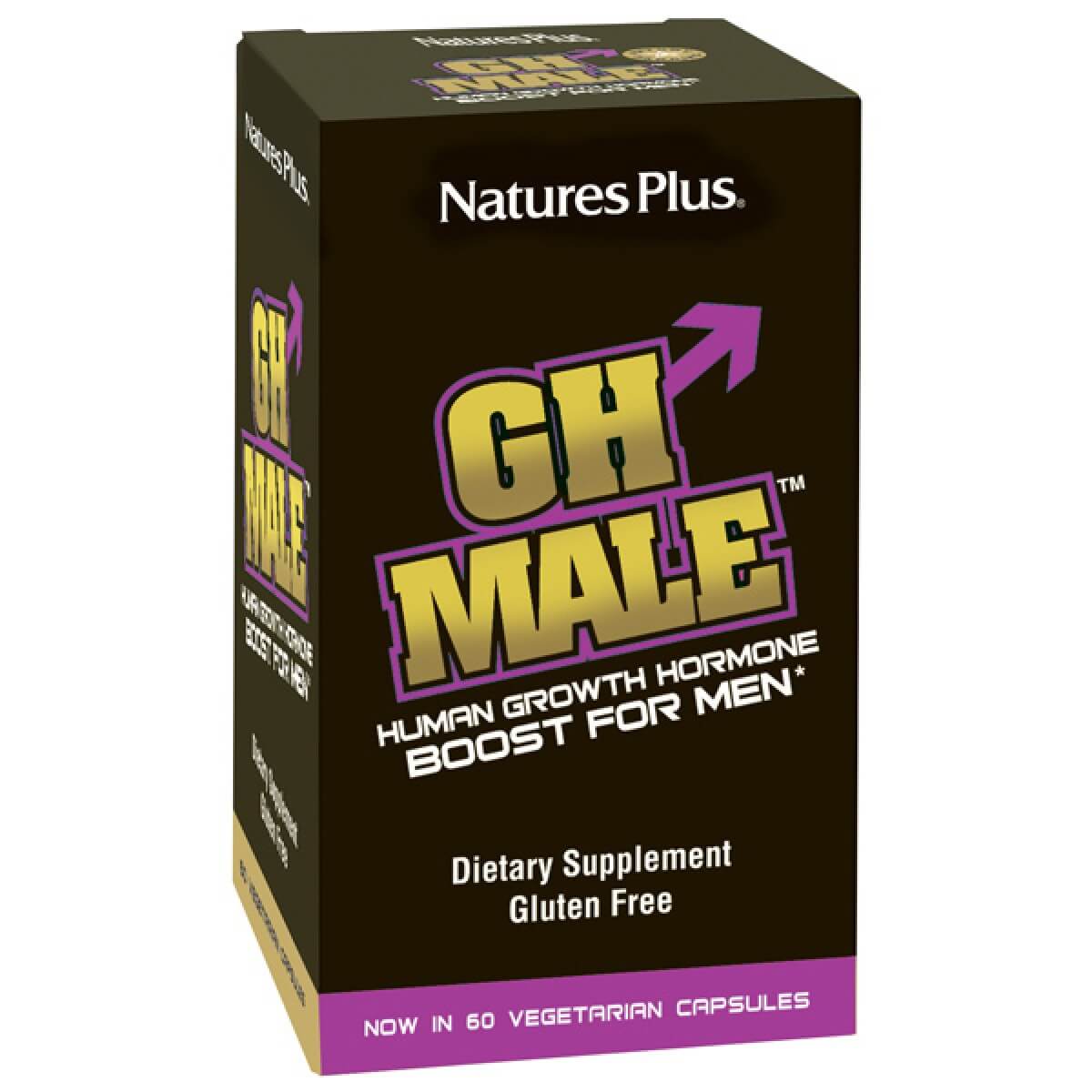Nature’s Plus GH Male Boost for Men Συμπλήρωμα Διατροφής για τη Φυσική Διέγερση της Ενδογενούς Αυξητικής Ορμόνης 60 Veg Caps