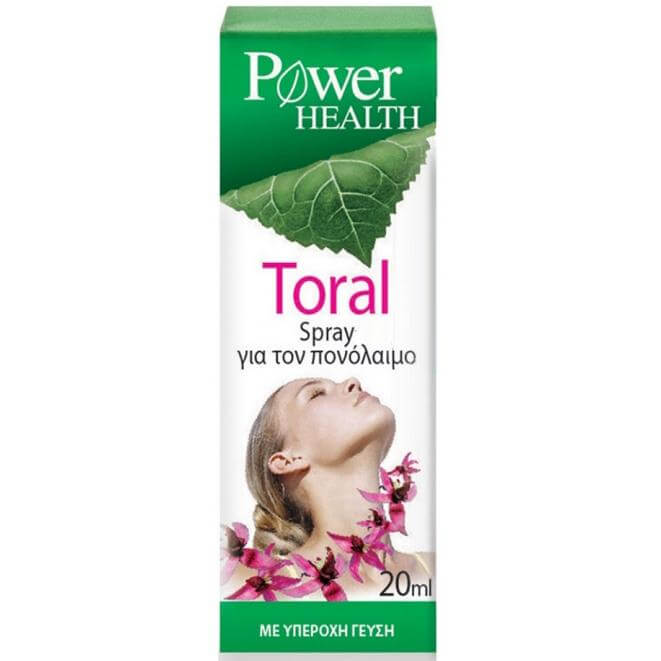 Power Health Toral Spray Φυσικό Σπρέυ για τον Πονόλαιμο και τον Ερεθισμένο Λαιμό με Παραδοσιακά Φυτά 20ml