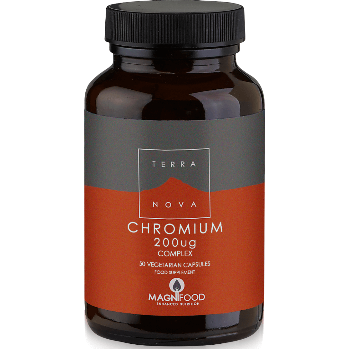 Terranova Chromium 200ug Complex Χρώμιο Πικολινικό για Καλύτερο Γλυκαιμικό Έλεγχο 50caps