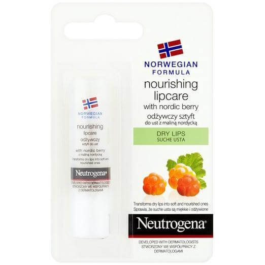 Neutrogena Nourishing Lipcare With Nordic Berry Stick Χειλιών Θρέψης για Ξηρά και Σκασμένα Χείλη 4.9gr