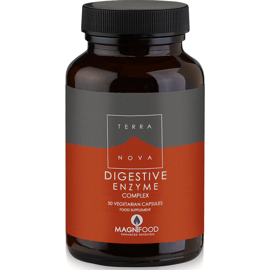 Terranova Digestive Enzyme Complex Το Μόνο με 11 Απαραίτητα Πεπτικά Ένζυμα για Σωστή Πεπτική Λειτουργία 50caps