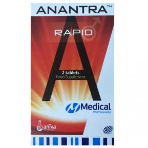 Medical PQ Anantra Rapid Συμπλήρωμα Διατροφής, Φυσικό Ανδρικό Τονωτικό για Ευεξία και Ζωτικότητα 2Δισκία