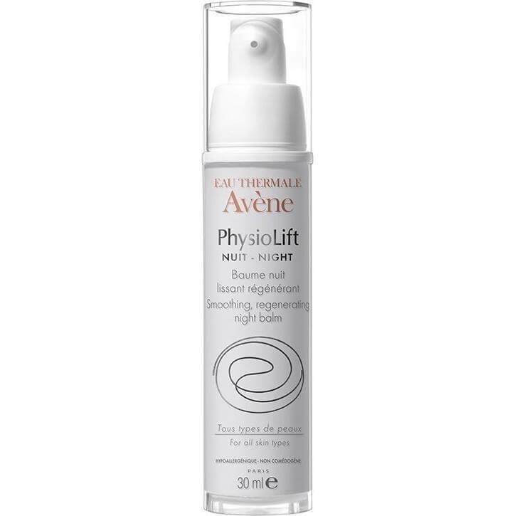 Avène Physiolift Baume Nuit Lissant Regenerant Λειαντική Αναγεννητική Κρέμα Νύχτας για Όλους τους Τύπους Δέρματος 30ml