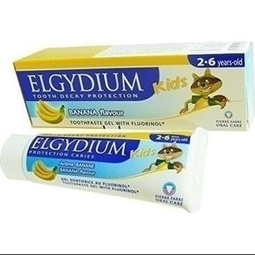 Elgydium Kids Οδοντόκρεμα 500ppm Ιόντων Φθορίου για Παιδιά απο 2 έως 6 Ετών με Γεύση Μπανάνα 50 ml