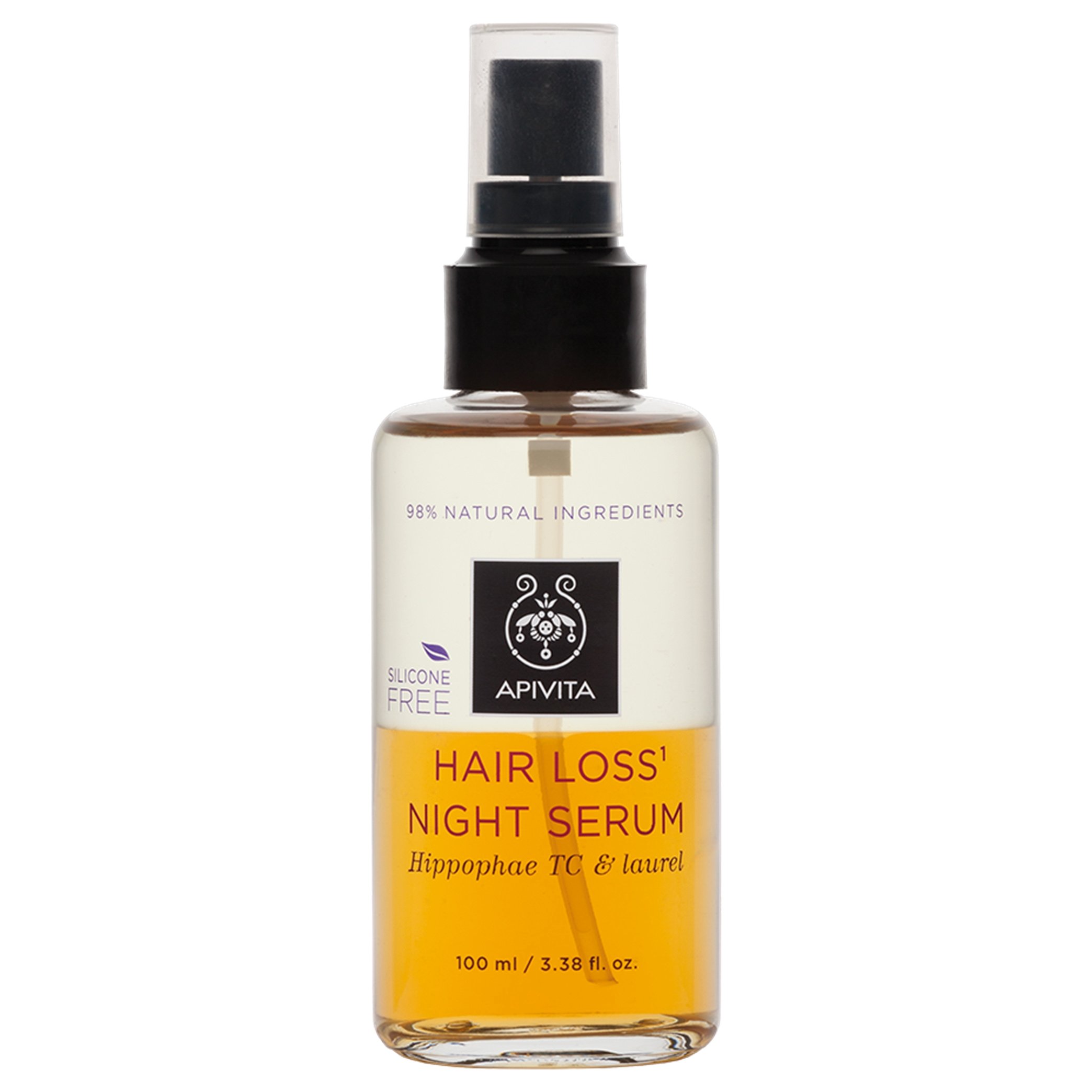 Apivita Hair Loss Night Serum Τονωτικό Ορός Νύχτας κατά της Τριχόπτωσης με Hippophae TC & Δάφνη 100ml