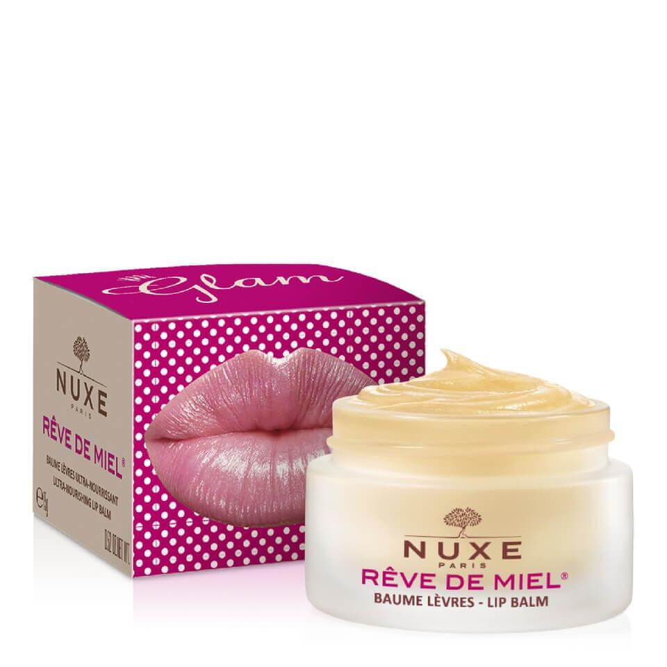 Nuxe Reve De Miel Baume Levres Glam Θρεπτικό Βάλσαμο για Ξηρά & Σκασμένα Χείλη 15ml