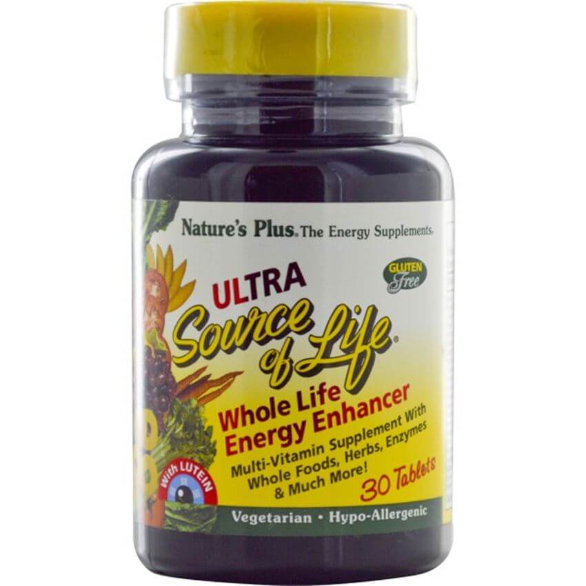 Nature’s Plus Ultra Source Of Life Συμπλήρωμα Διατροφής για Τόνωση & Ενέργεια του Οργανισμού 30tabs