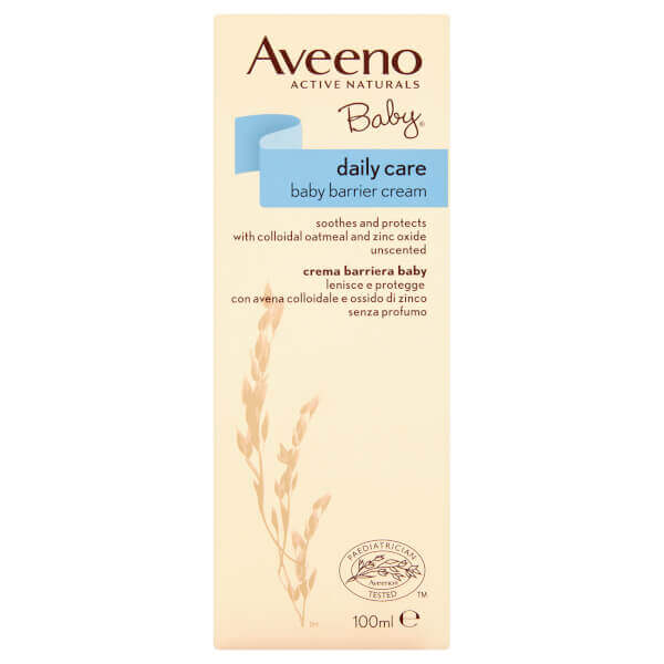 Aveeno Baby Daily Care Barrier Cream Κρέμα Προστασίας Από τους Ερεθισμούς της Πάνας 100ml