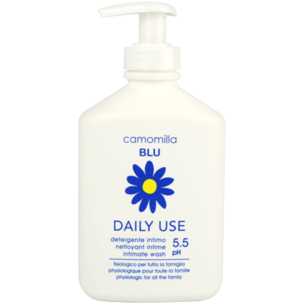 Camomilla Blu Camomilla Blu Daily Use Intimate Wash Απαλό Λοσιόν Καθαρισμού με Φυσιολογικό pH για την Ευαίσθητη Περιοχή με Εκχύλισμα Χαμομηλιού με Αντλία​​​​​​​ 300ml