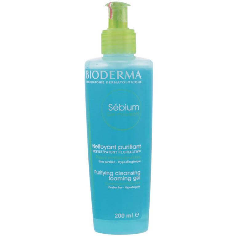 Bioderma Sebium Gel Moussant Απαλό Αφρίζον Τζελ Καθαρισμού για Μικτές & Λιπαρές Επιδερμίδες 200ml