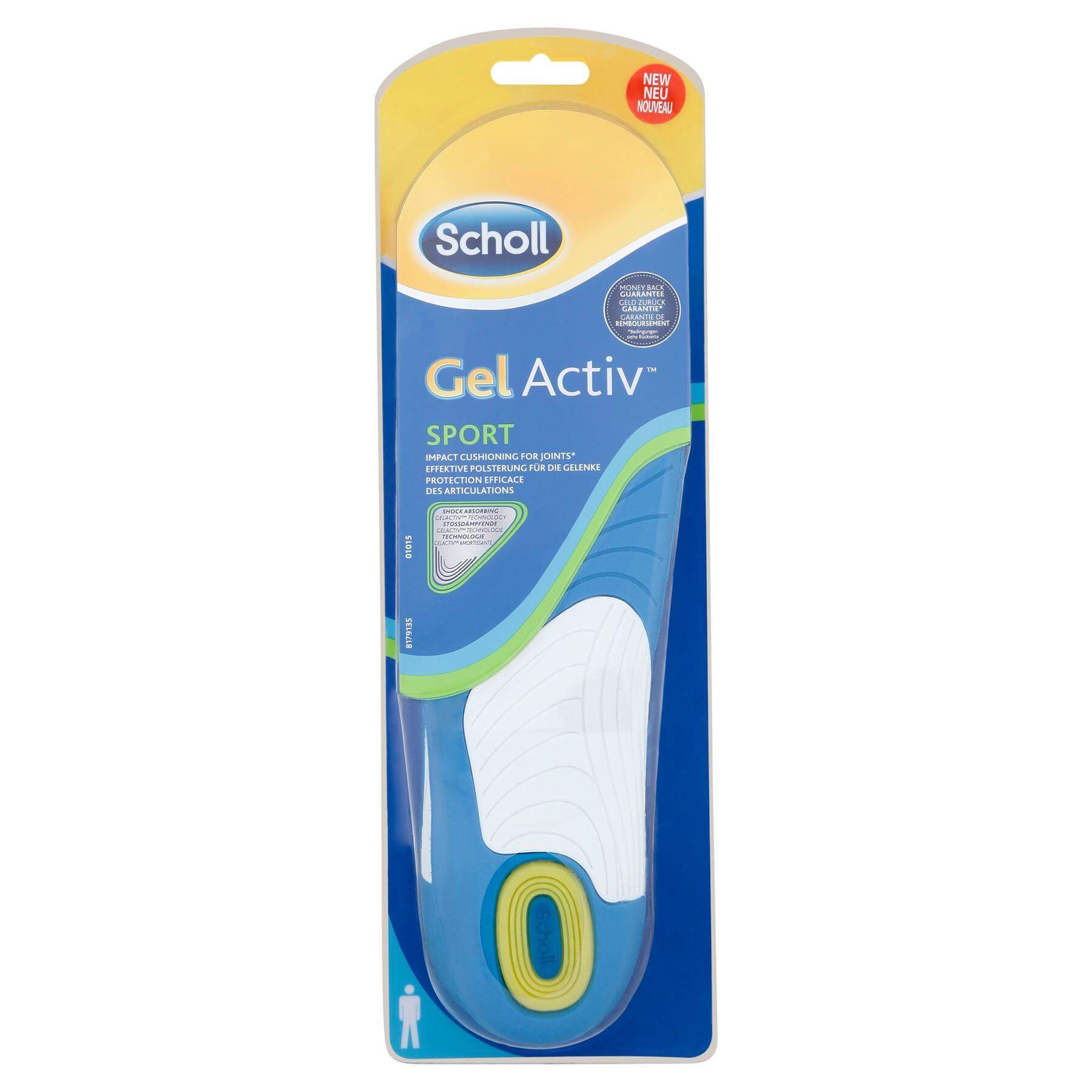 Dr. Scholl Gelactiv Sport Καινοτομικοί Ανατομικοί Πάτοι Ανδρικοί για τις Αθλητικές Δραστηριότητες 2 τεμάχια