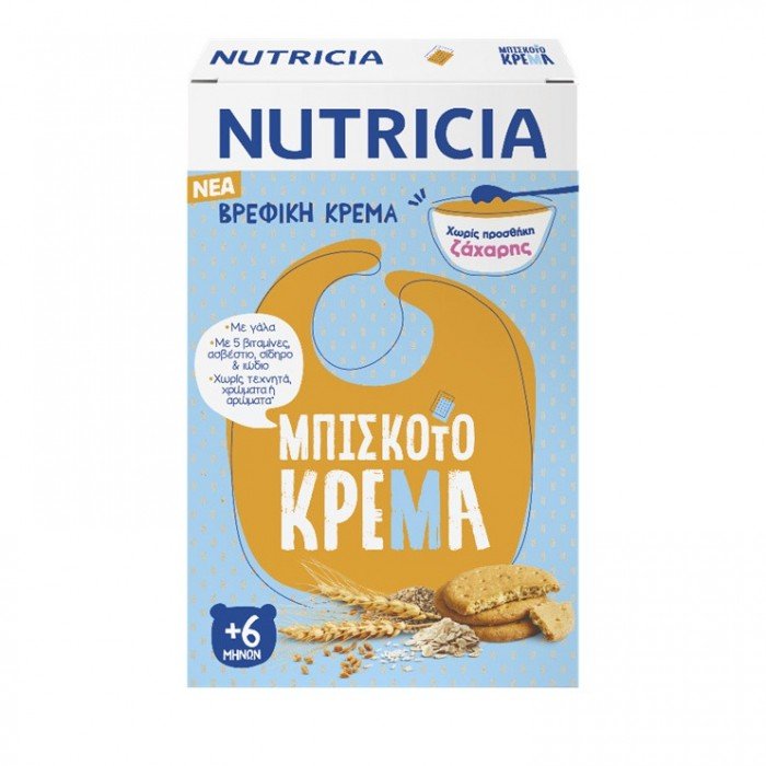 Nutricia Κρέμα Μπισκότα από τον 6ο Μήνα 250gr