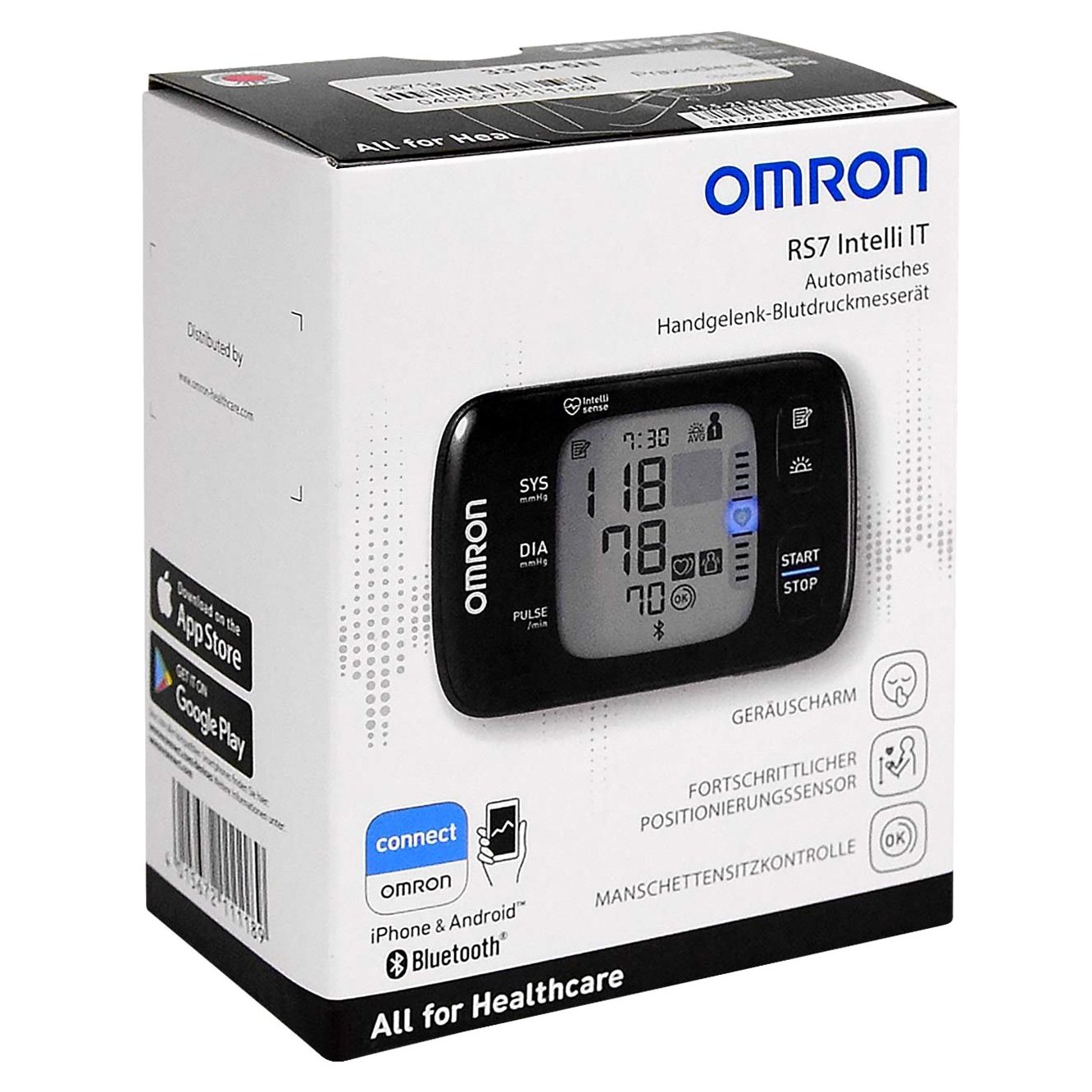Omron RS7 Intelli IT Αυτόματο Πιεσόμετρο Καρπού 1τμχ