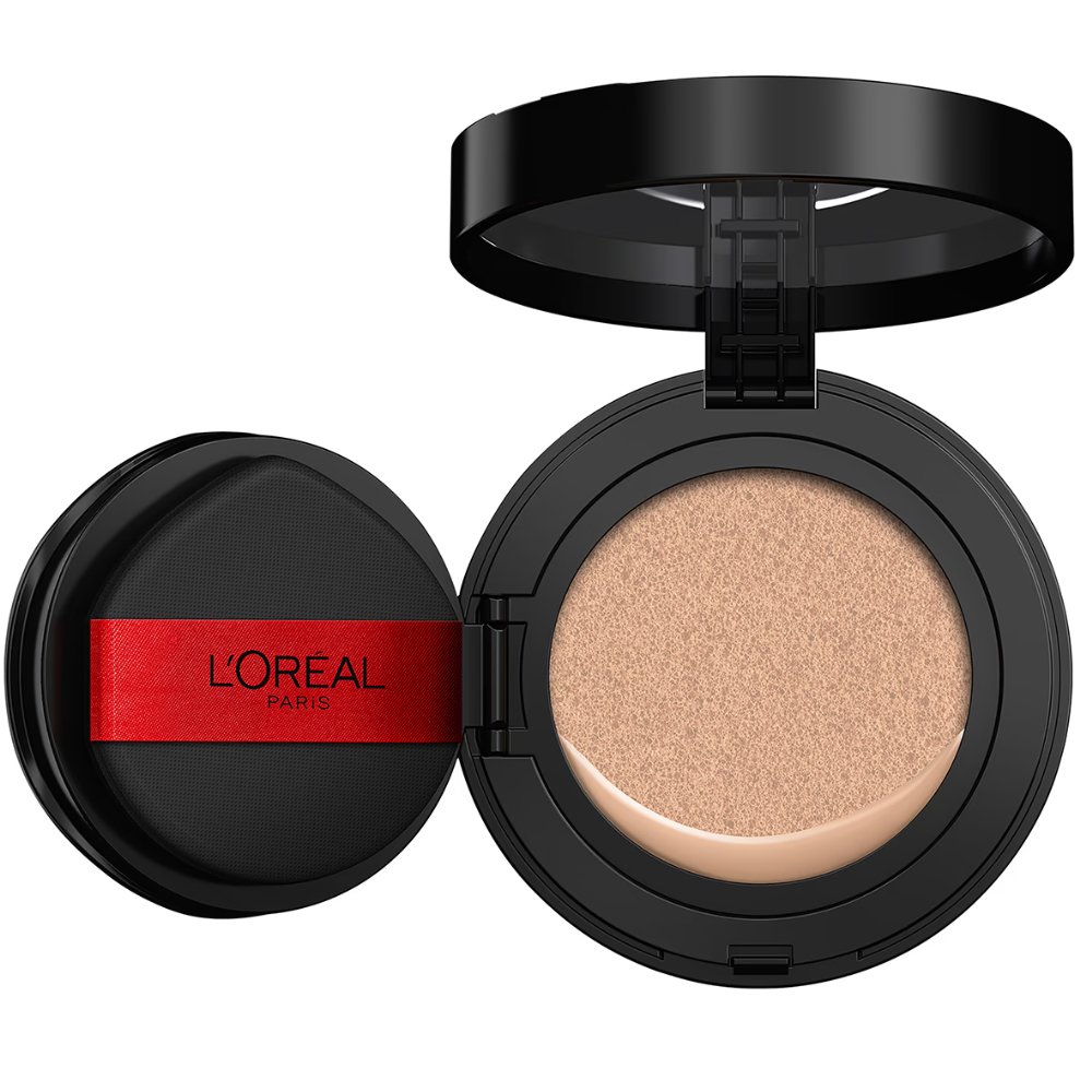 L'Oreal Paris Infaillible 24H Fresh Wear Cushion Foundation Ανάλαφρο Make Up για Αψεγάδιαστη Κάλυψη που Παραμένει Σταθερή για Έως & 24 Ώρες 11g - 220 Cool Rose