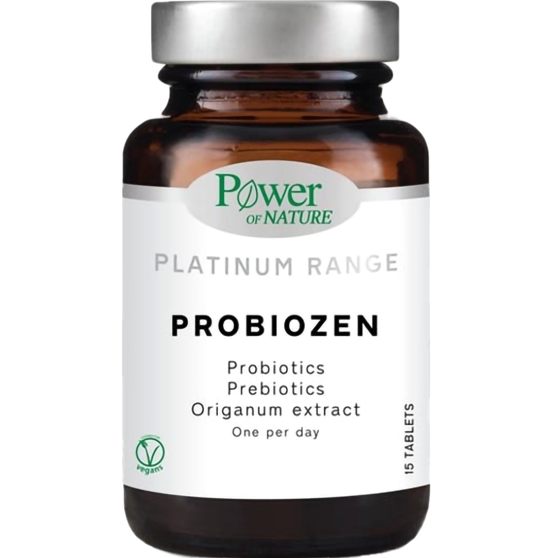 Power Health Platinum Range Probiozen Συμπλήρωμα Διατροφής για την Εξισορρόπηση της Εντερικής Χλωρίδας 15tabs