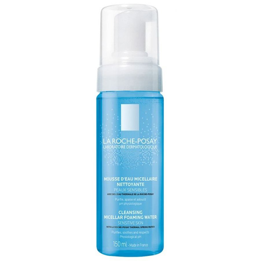 La Roche-Posay Eau Moussante Physiologique Αφρώδες Νερό Καθαρισμού Χωρίς Σαπούνι & Χωρίς Paraben 150ml