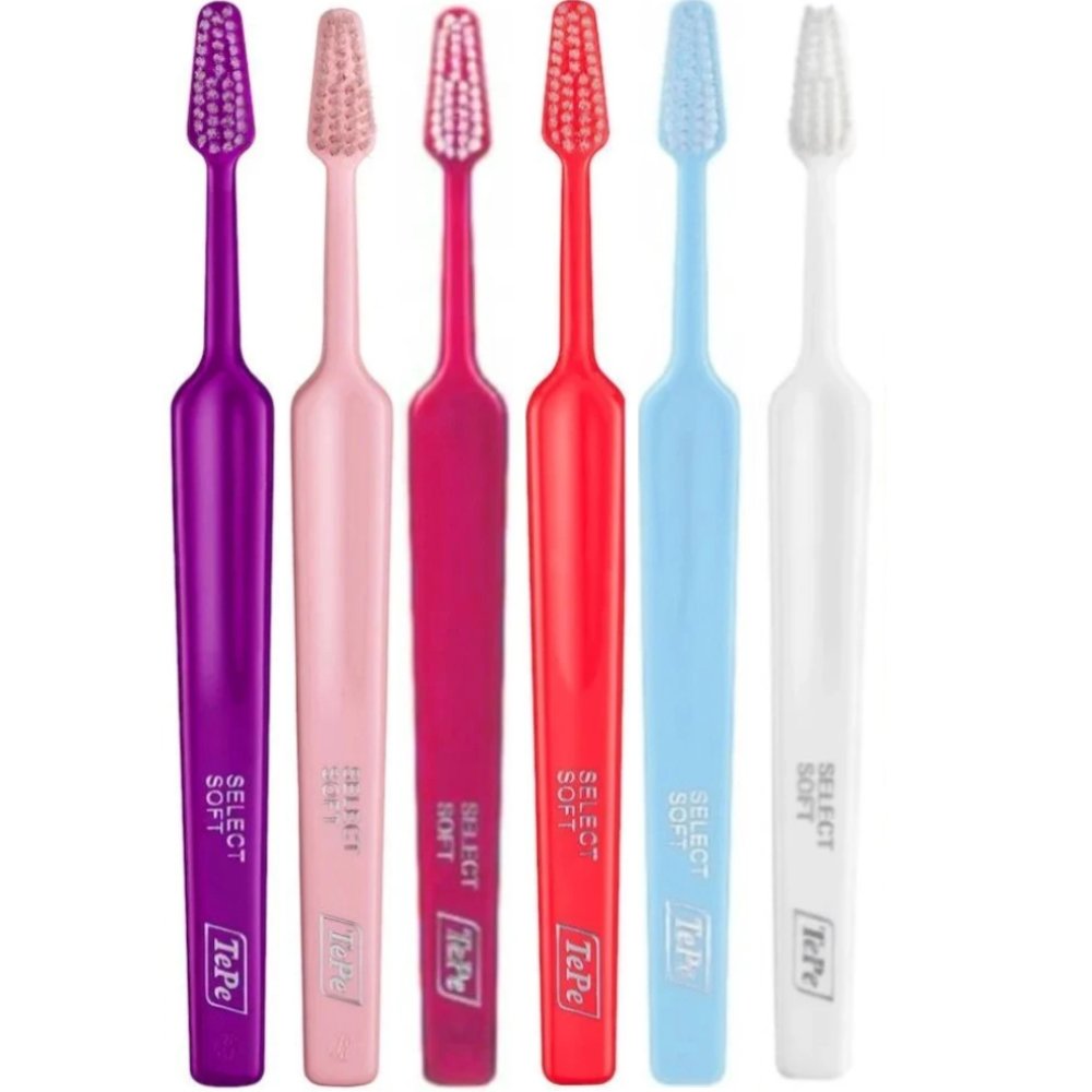 TePe Select Soft Toothbrush Μαλακές Οδοντόβουρτσες με Κωνική Κεφαλή για Αποτελεσματικό Καθαρισμό 6 Τεμάχια - Multicolor 27