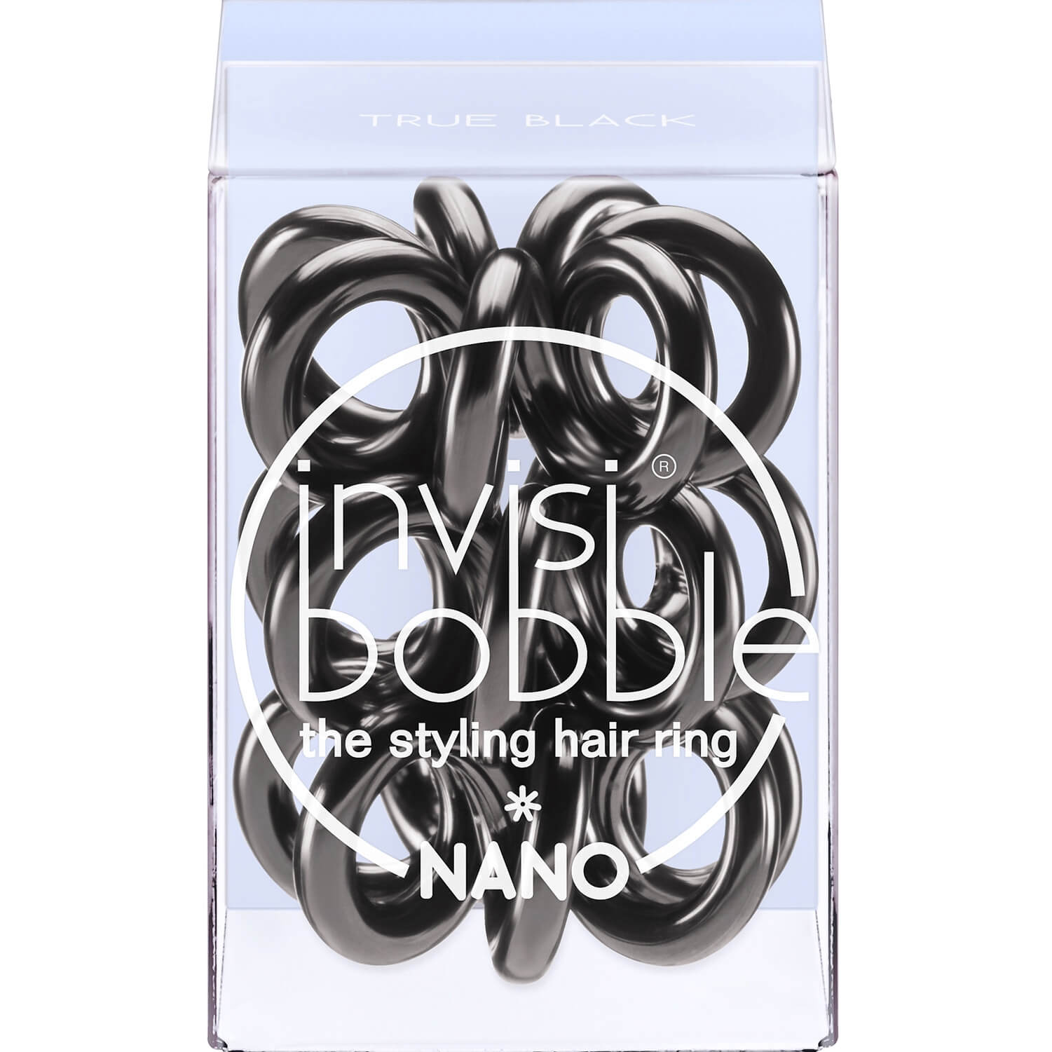 Invisibobble Nano True Black Λαστιχάκι Μαλλιών 3 Τεμάχια