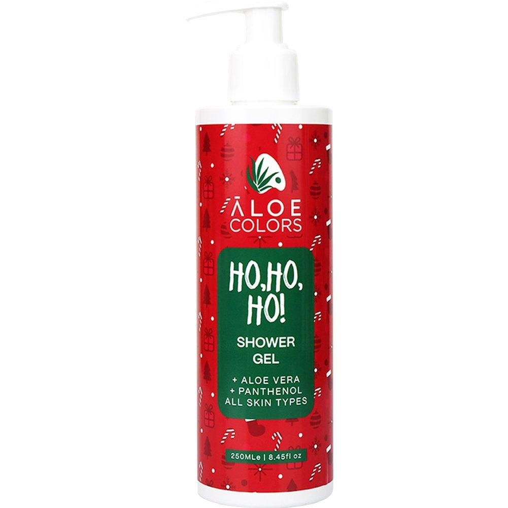 Aloe Colors Ho Ho Ho Shower Gel Αφρόλουτρο για Όλη την Οικογένεια με Χριστουγεννιάτικο Άρωμα Μελομακάρονο 250ml